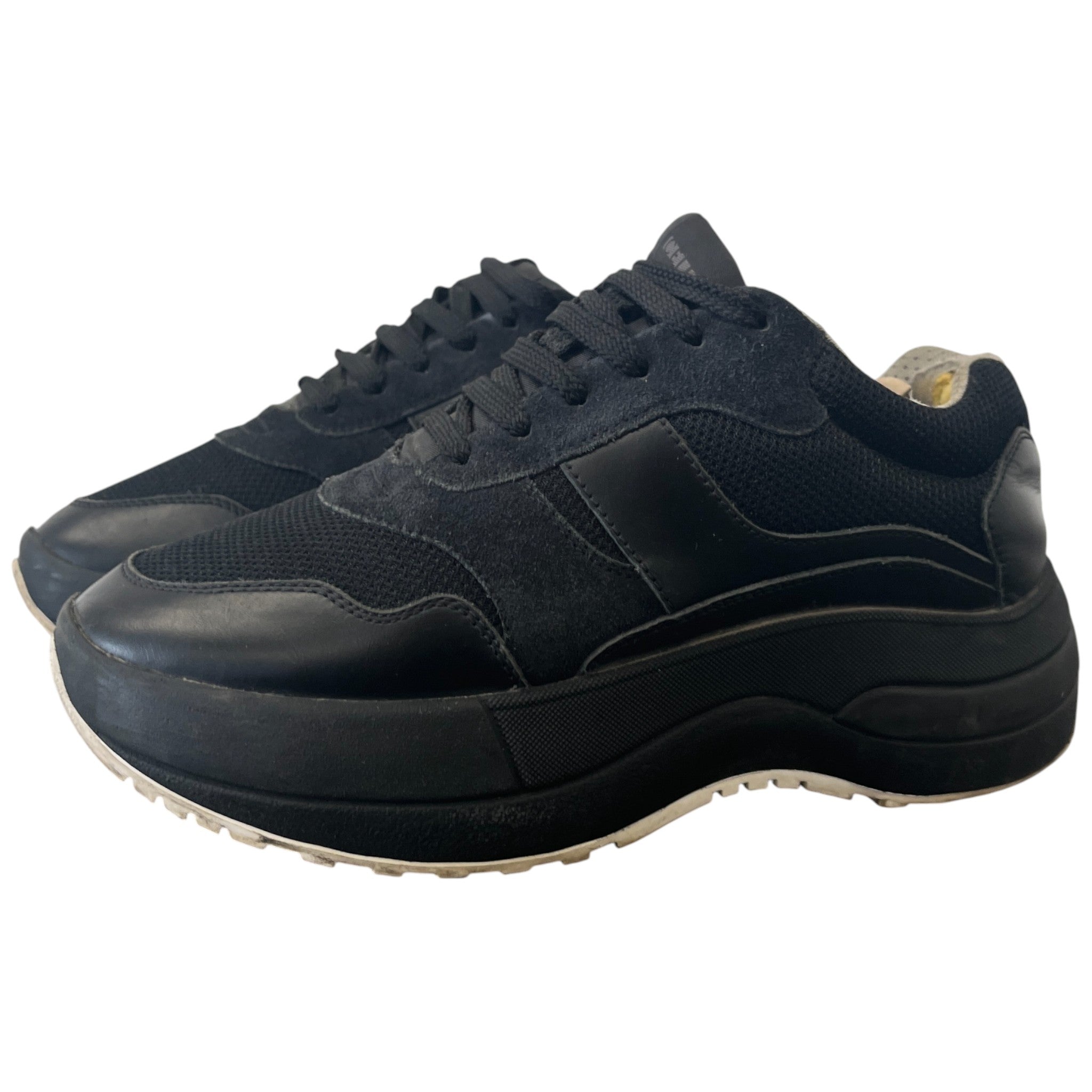 Women's Racer Low Trainers Black Size EU 35 / UK 2