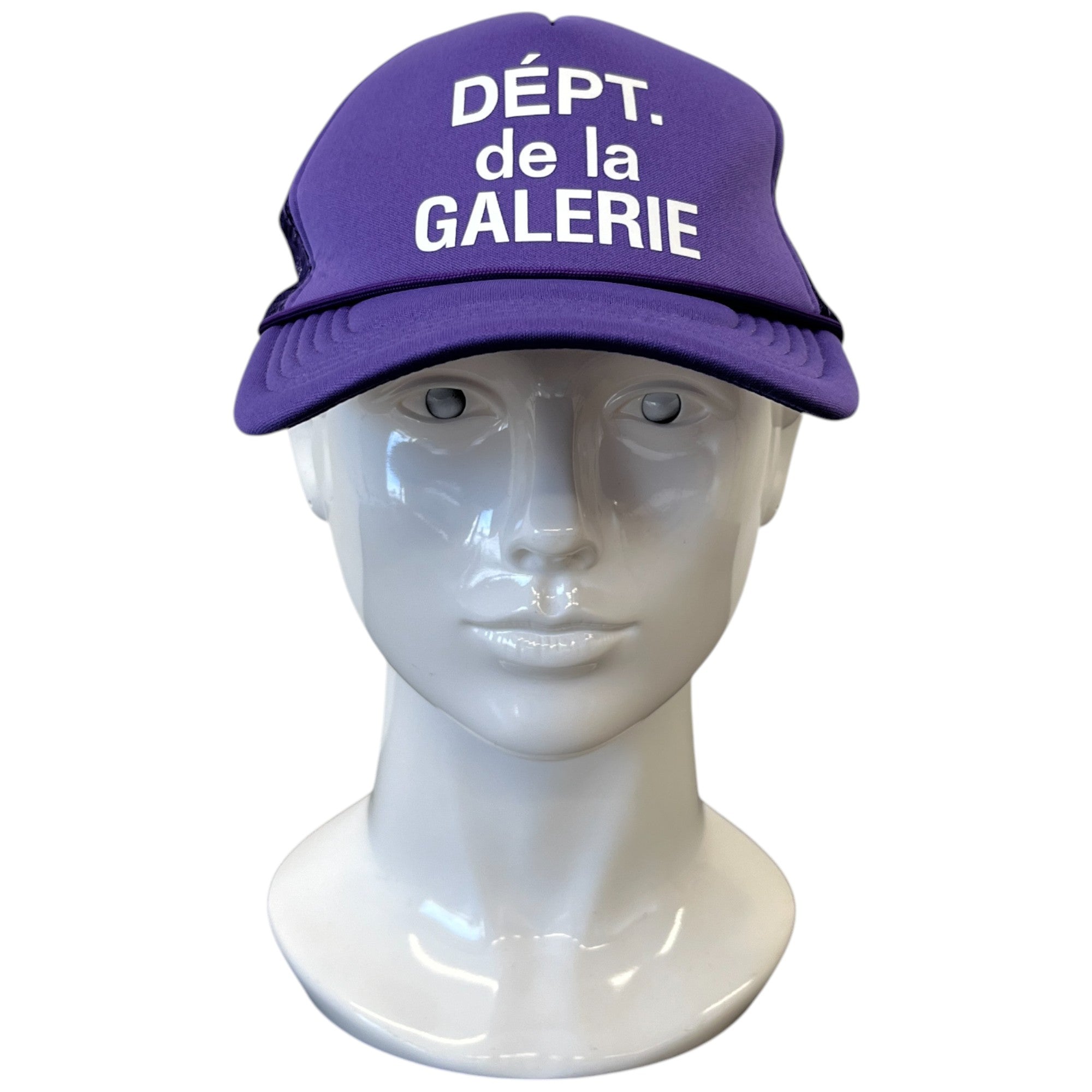 Men's French Logo Trucker Cap Purple