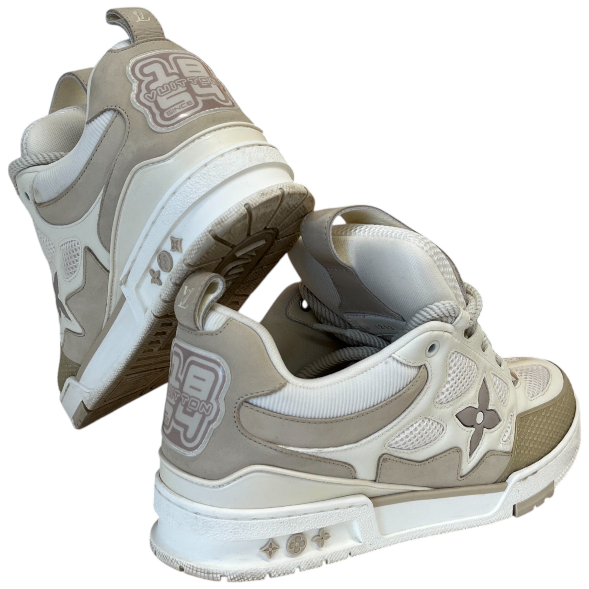 Men's Skate Low Trainers Beige Size EU 43.5 / UK 9.5