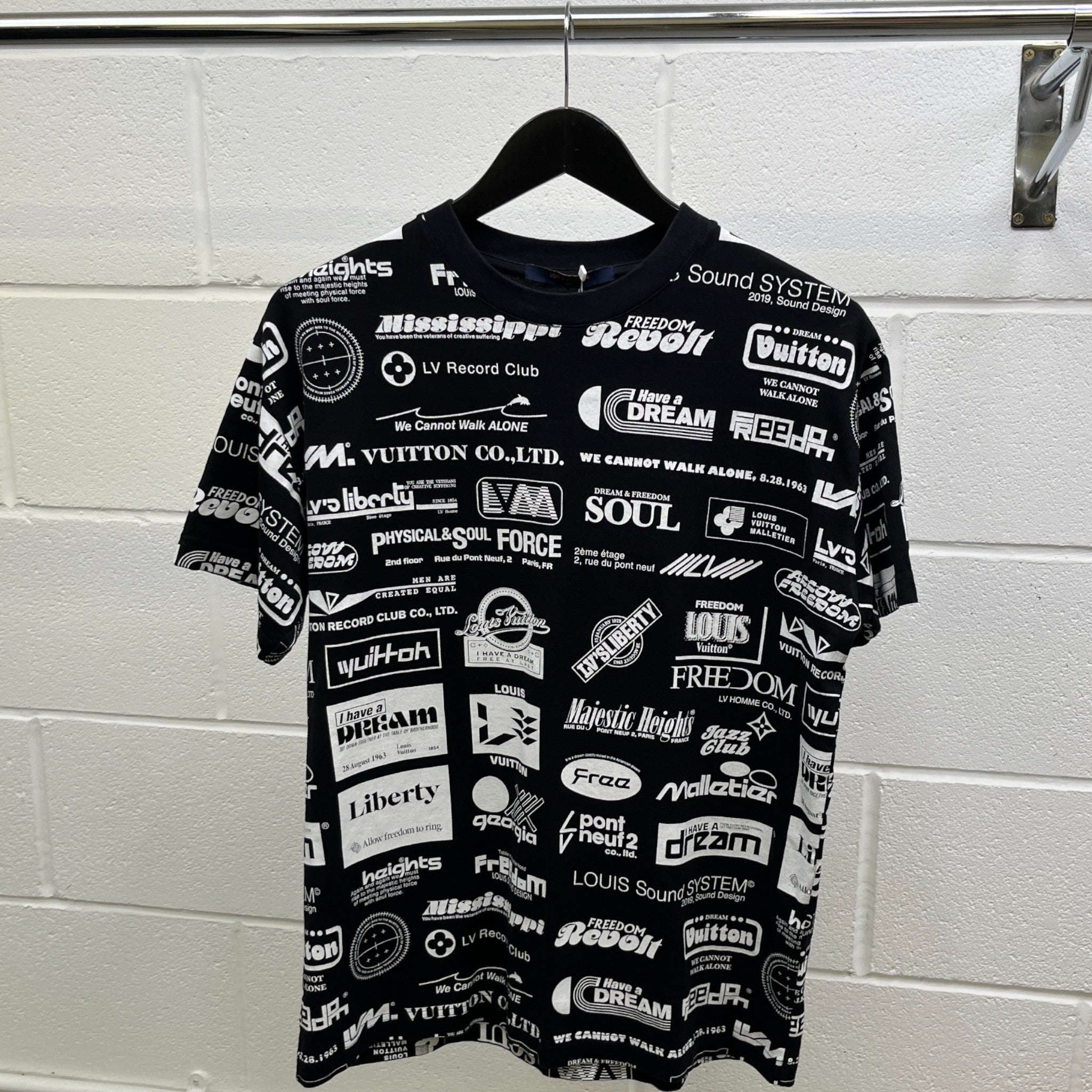 Men's Motorcross T-Shirt Black Size S