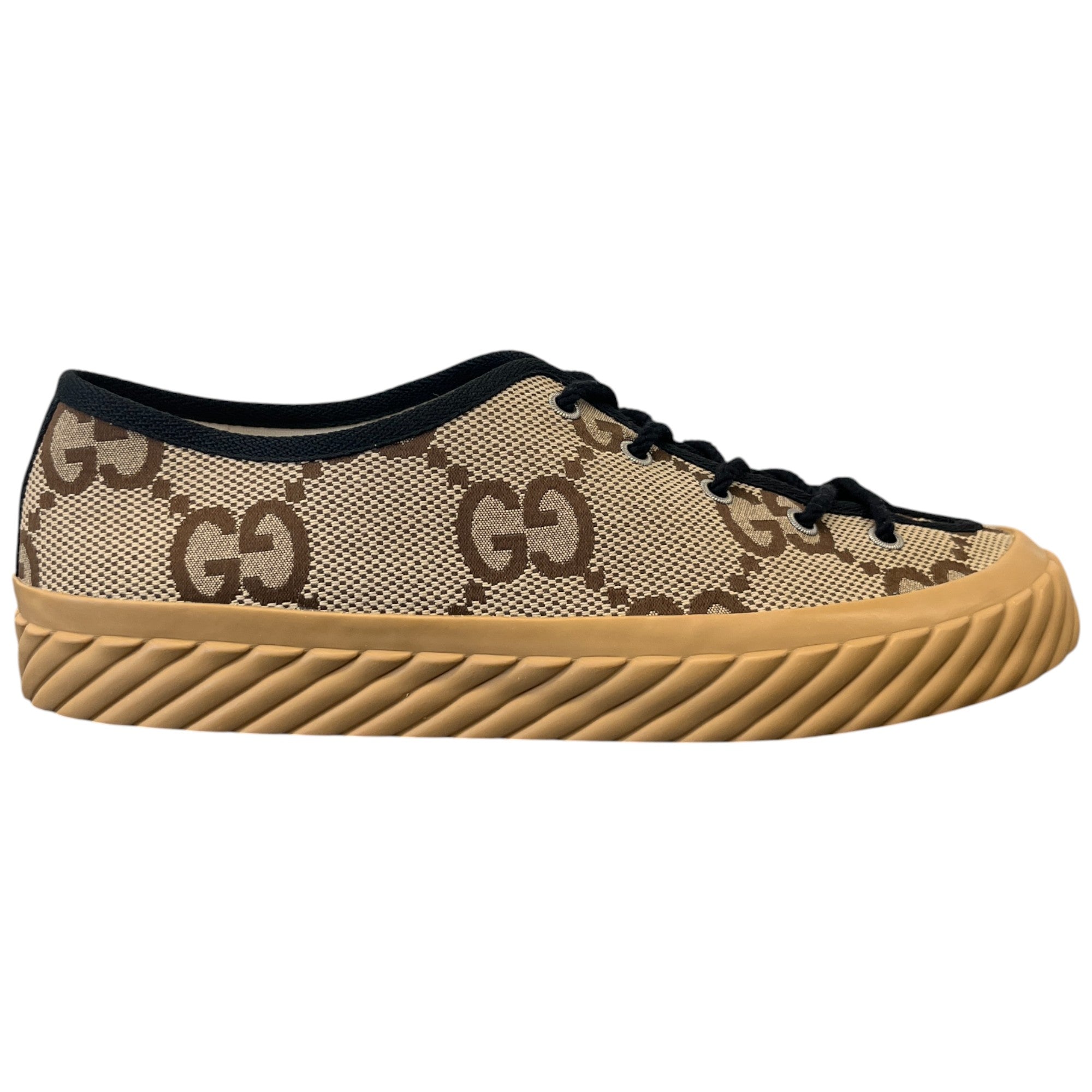 Men's Gg Supreme Low Trainers Brown Size EU 42 / UK 8