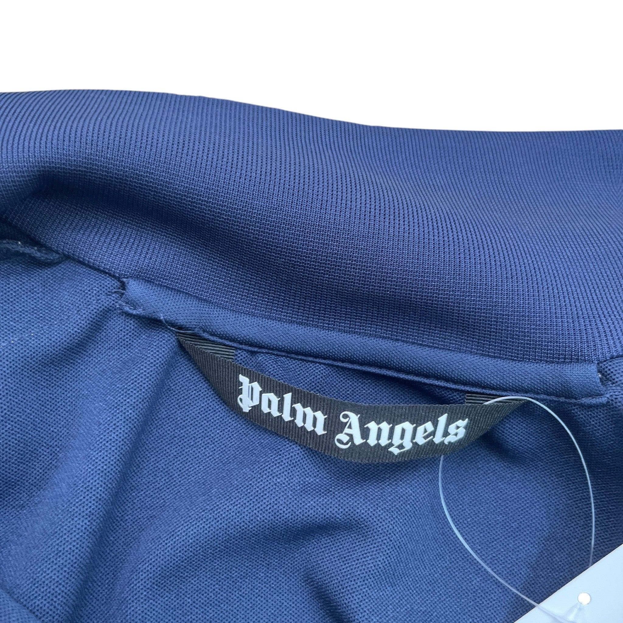 Men's Logo Print Track Jacket Navy Size S