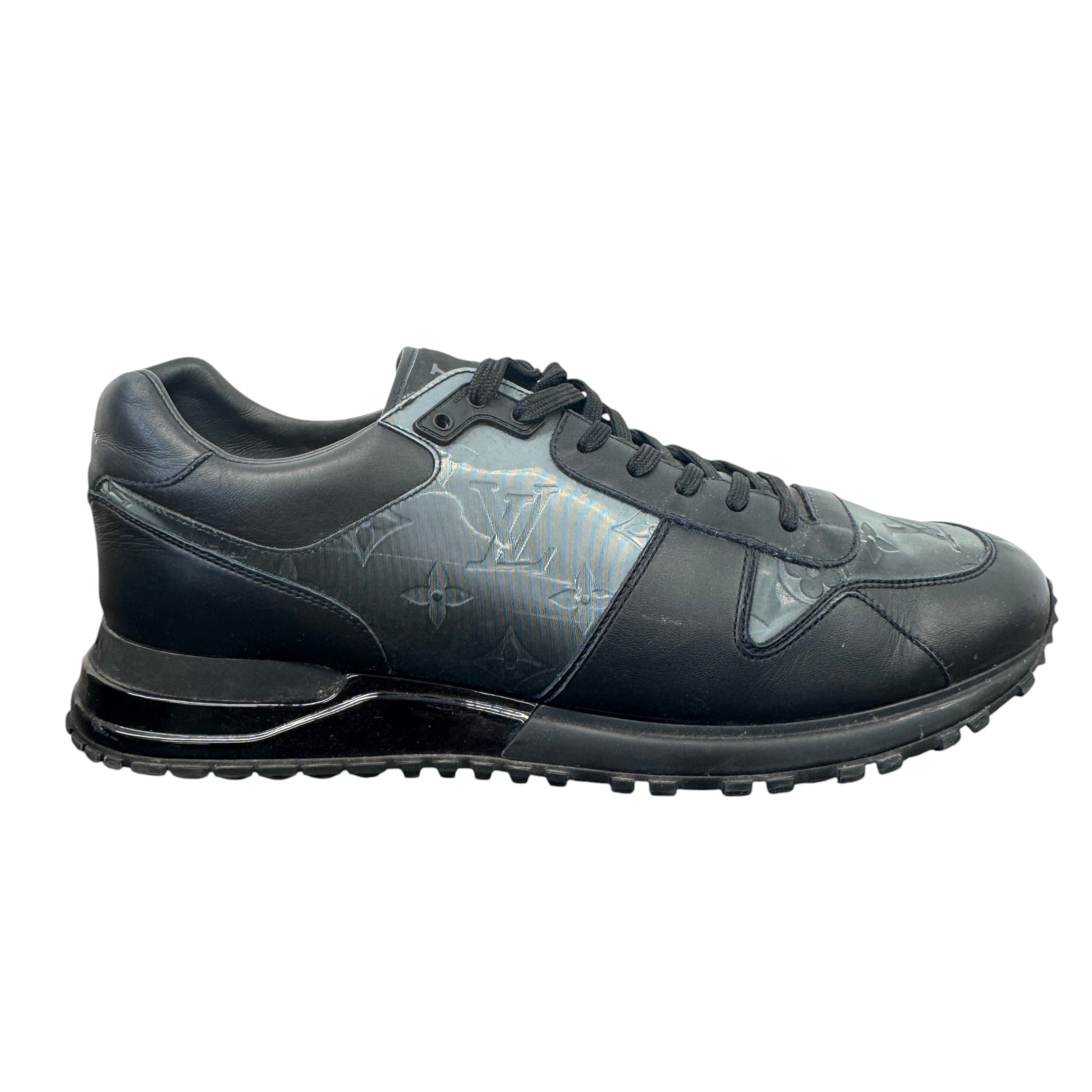 Men's Monogram Run Away Low Trainers Black Size EU 43 / UK 9