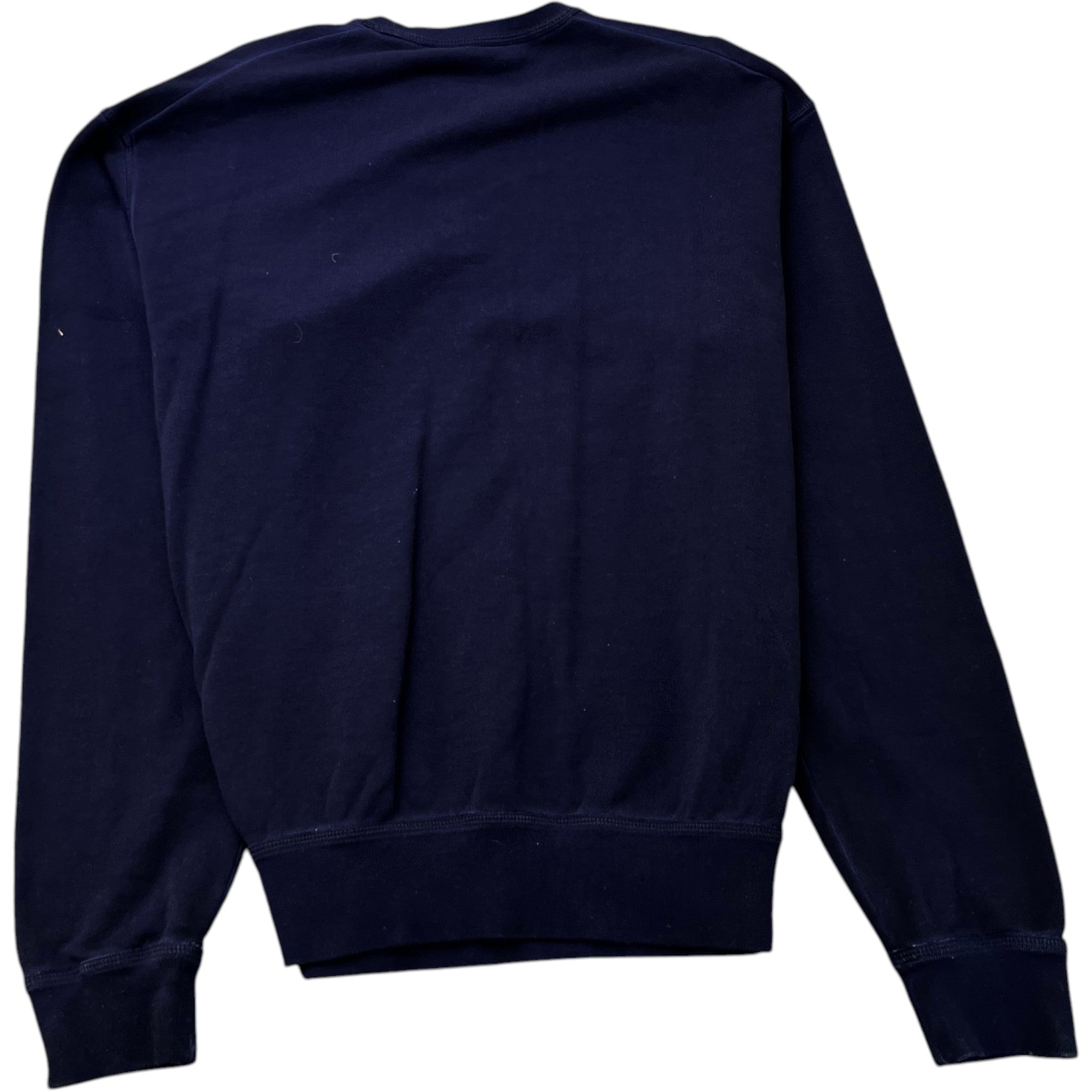 Men's Logo Print Sweatshirt Navy Size L