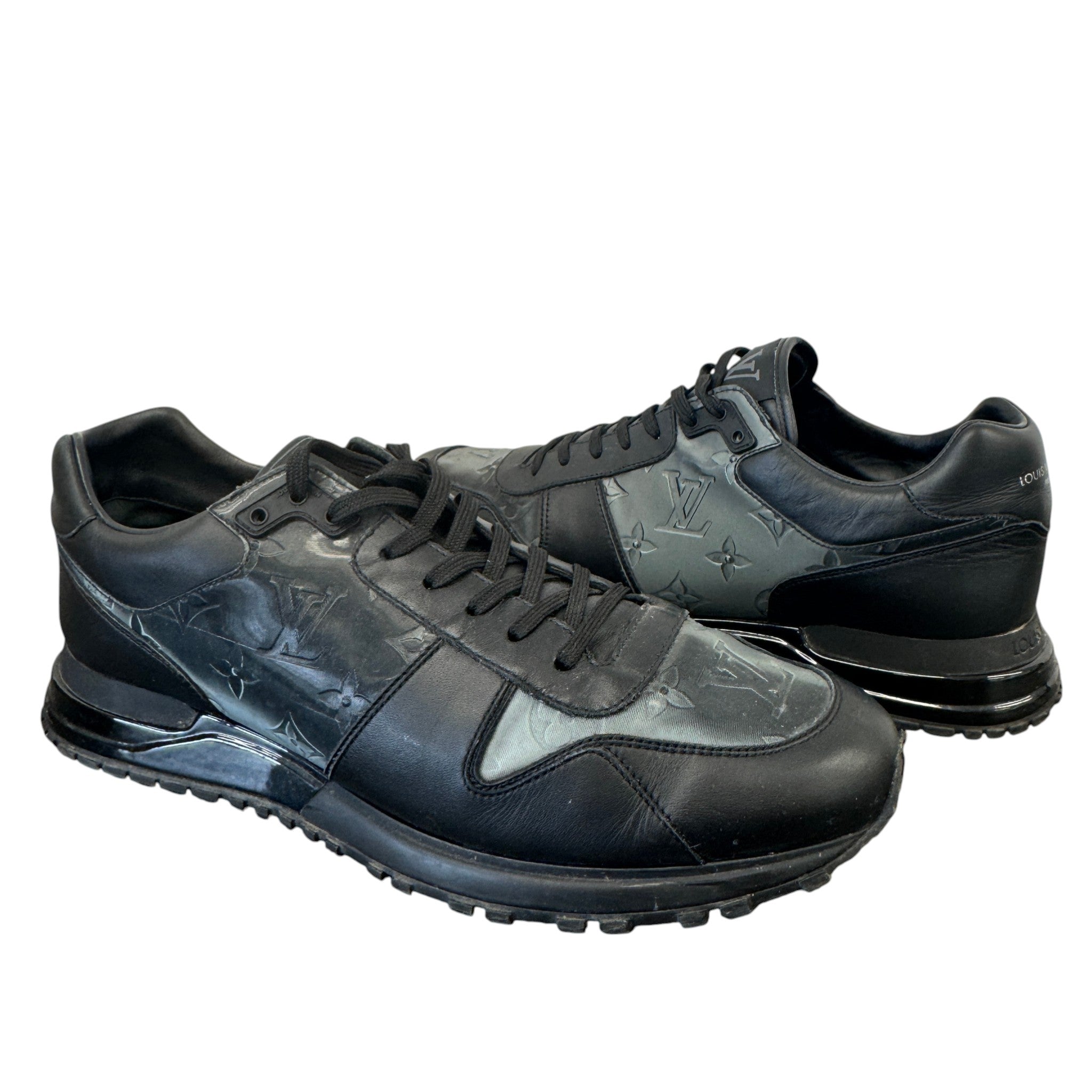 Men's Monogram Run Away Low Trainers Black Size EU 43 / UK 9