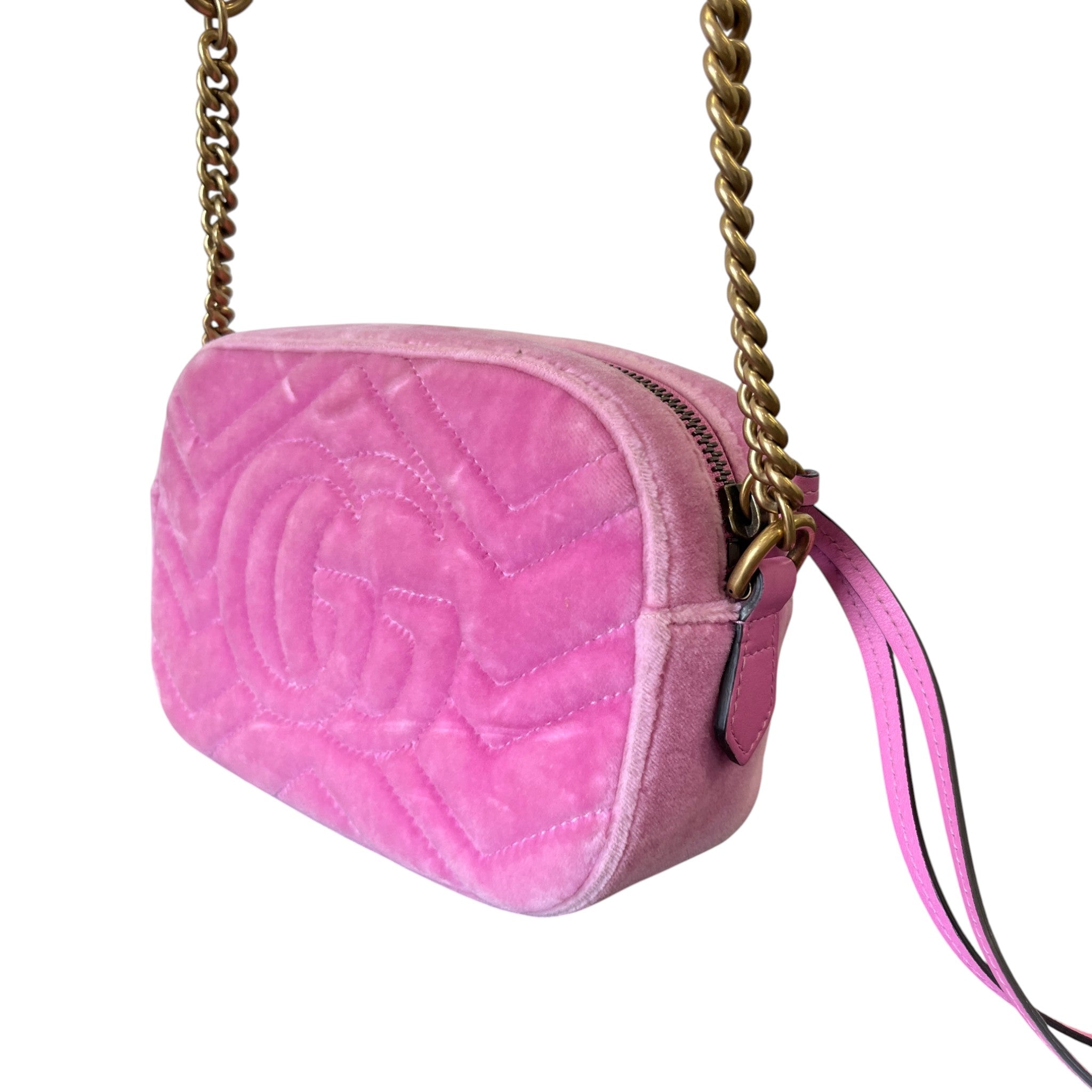 Women's Gg Marmont Crystal Bag Pink