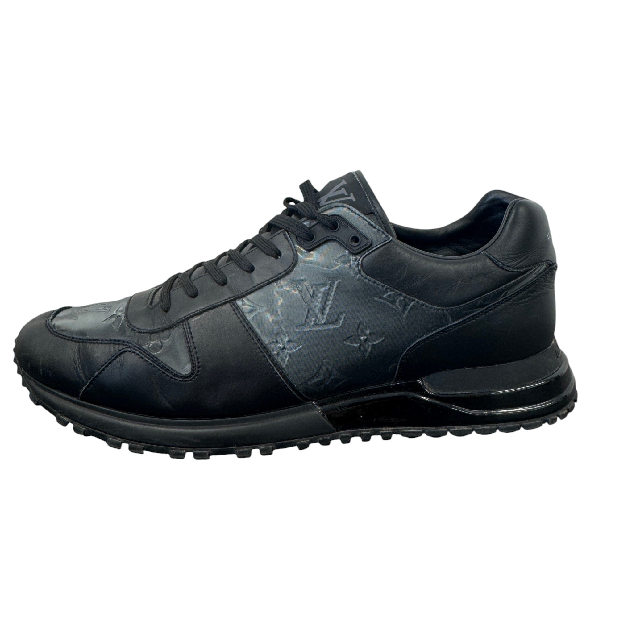 Men's Monogram Run Away Low Trainers Black Size EU 43 / UK 9