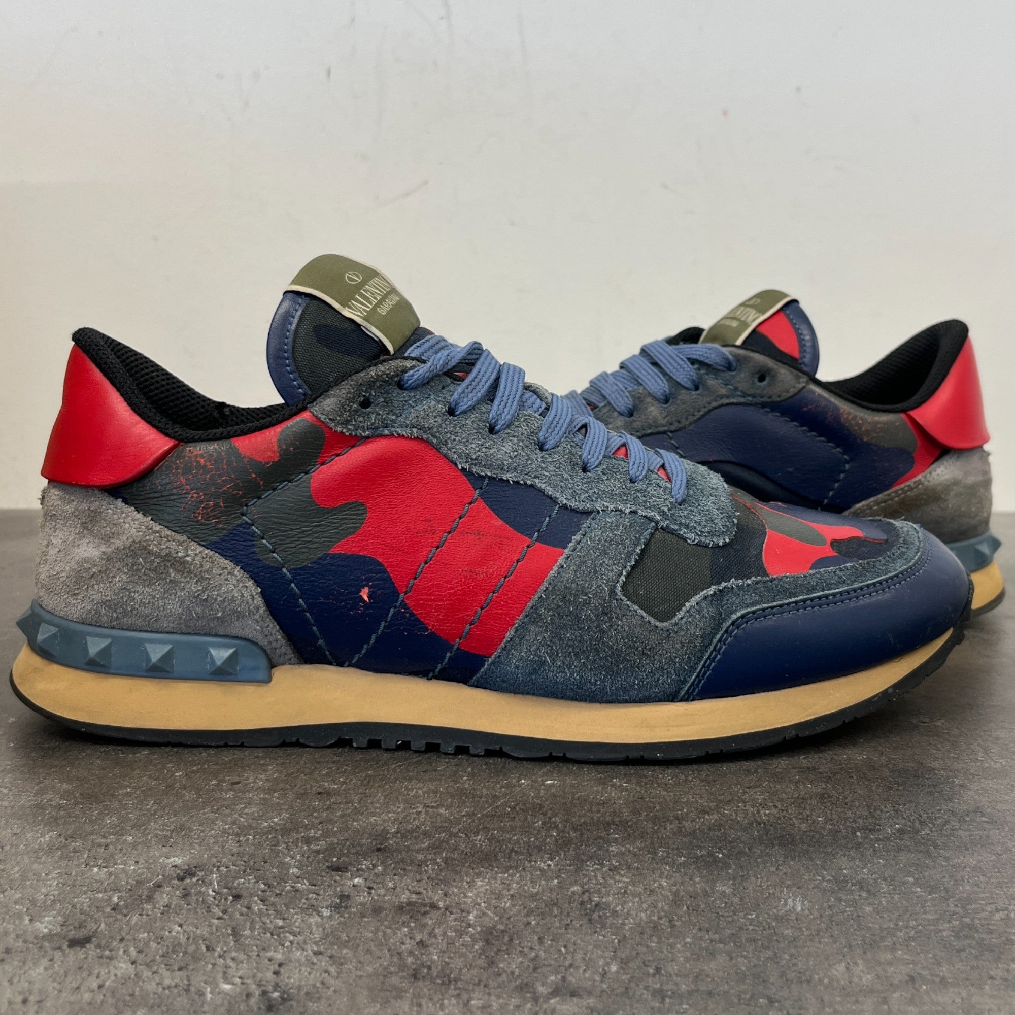 Men's Rockrunner Low Trainers Navy Size EU 41 / UK 7