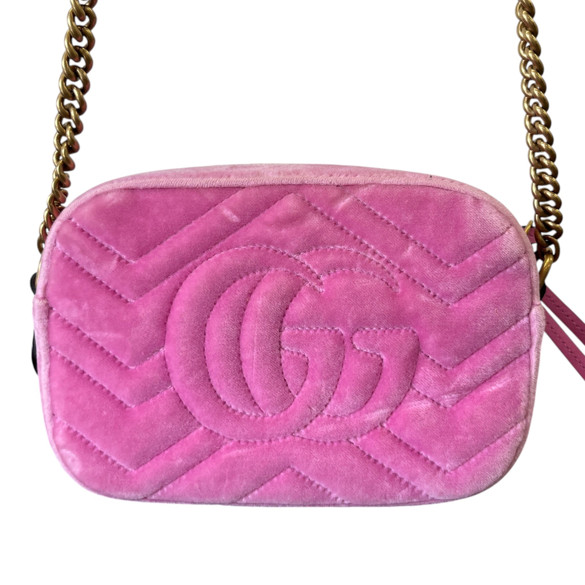 Women's Gg Marmont Crystal Bag Pink