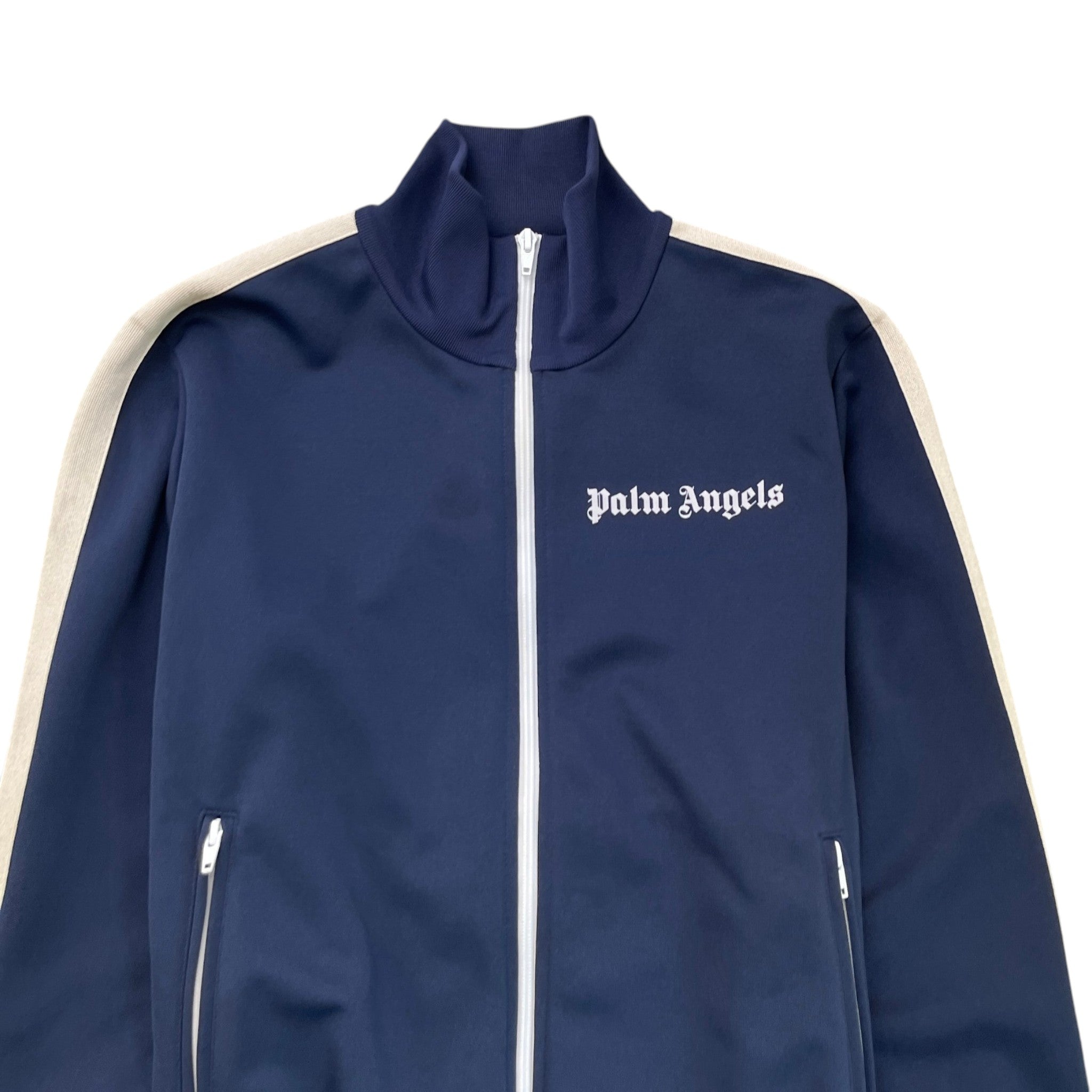 Men's Logo Print Track Jacket Navy Size S