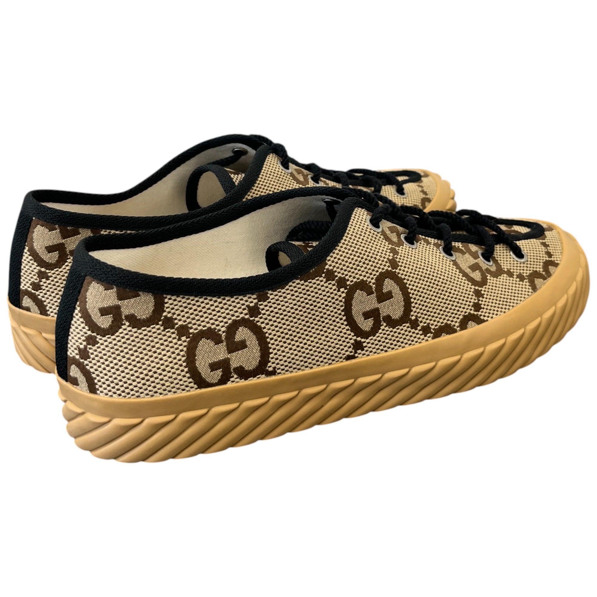 Men's Gg Supreme Low Trainers Brown Size EU 42 / UK 8