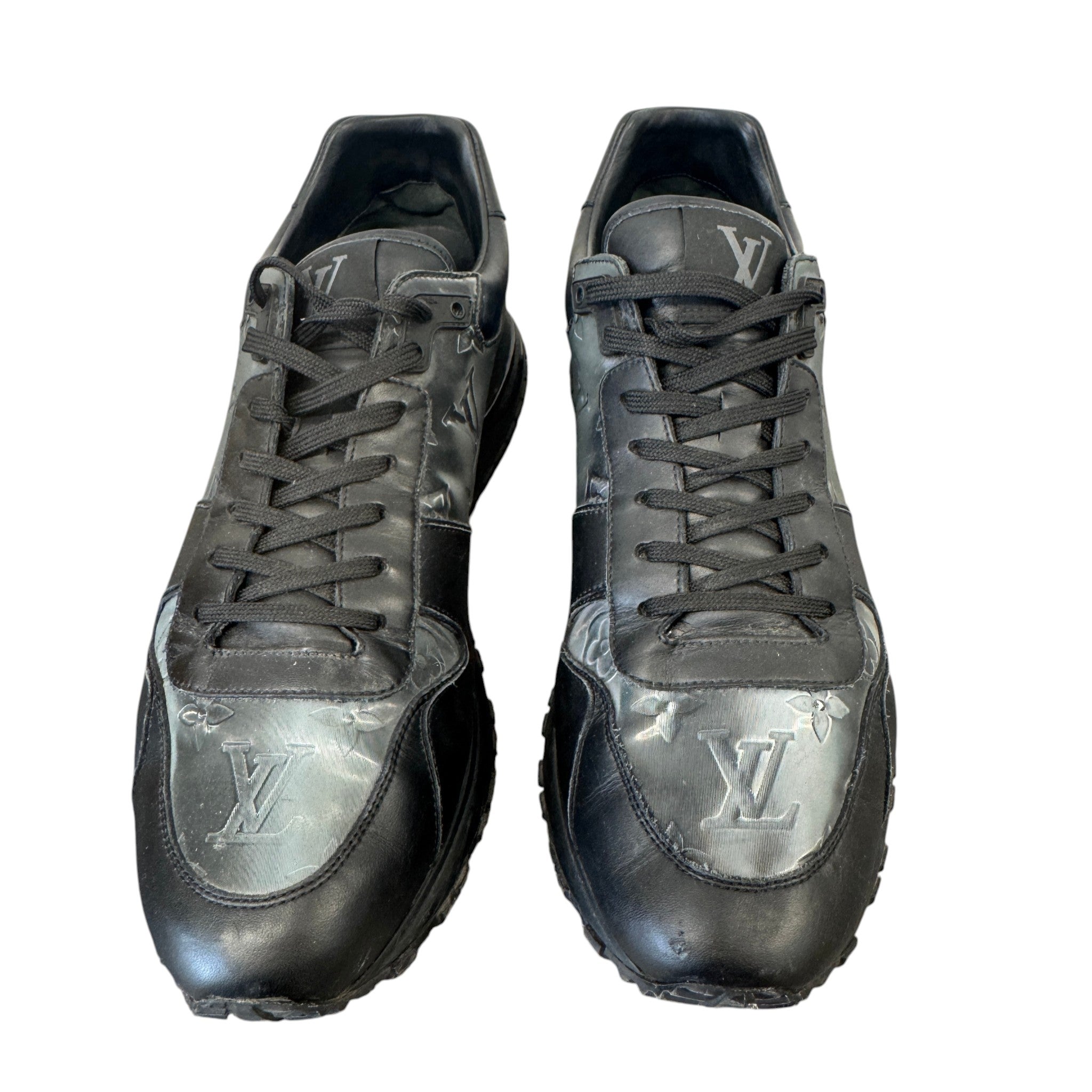 Men's Monogram Run Away Low Trainers Black Size EU 43 / UK 9