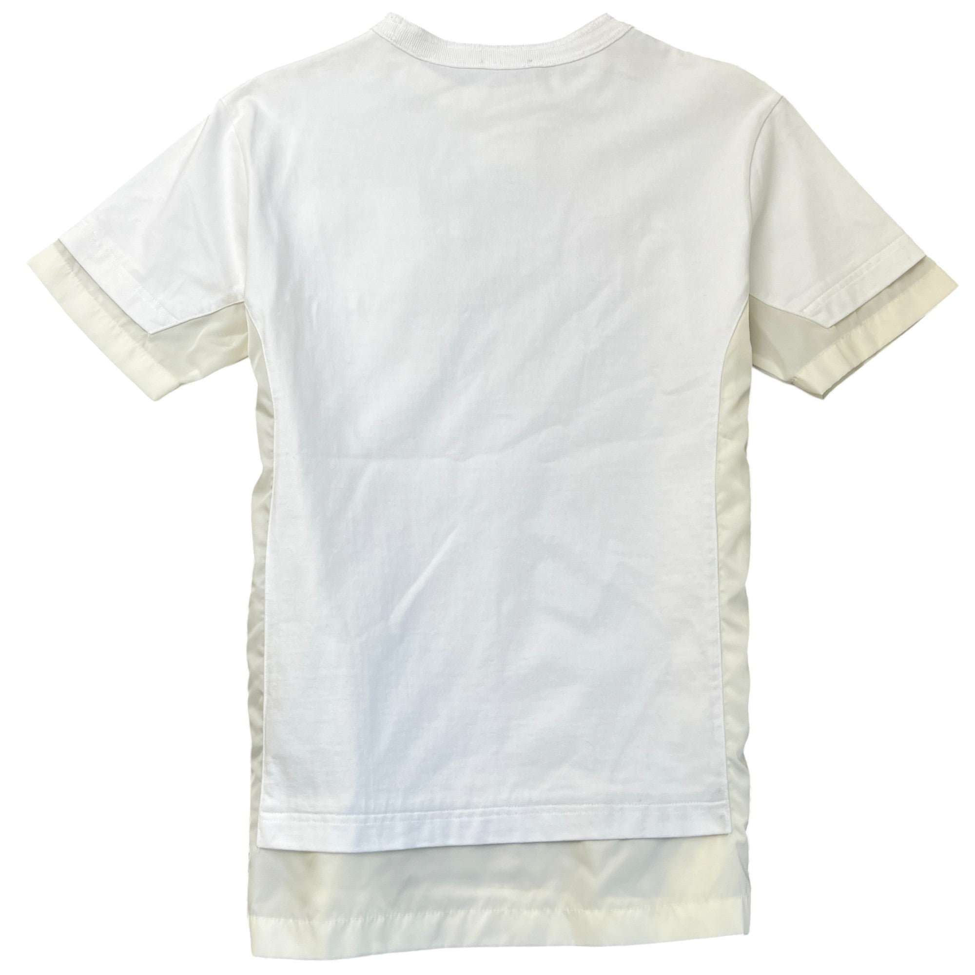 Men's Embroidered Logo T-Shirt White Size XS