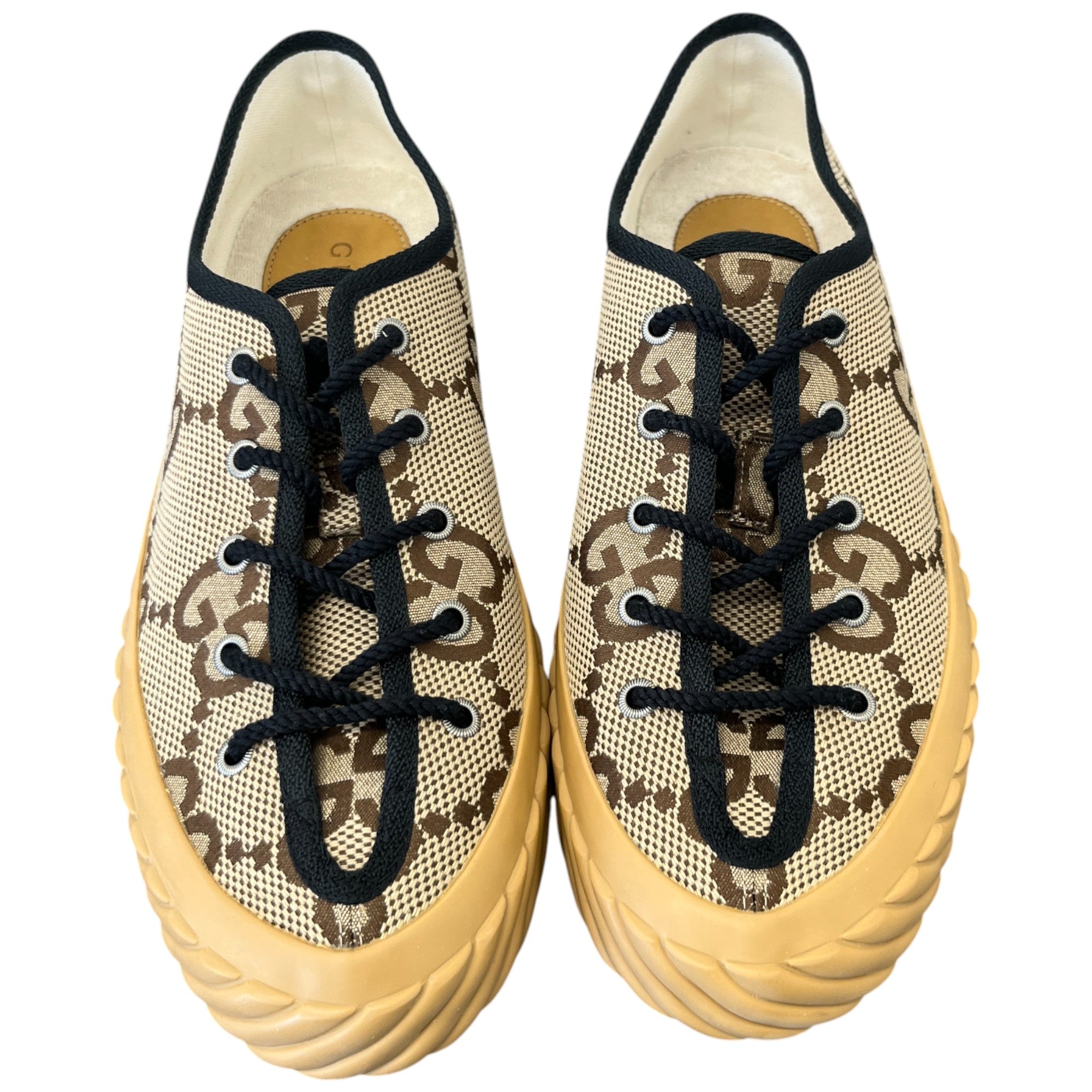 Men's Gg Supreme Low Trainers Brown Size EU 42 / UK 8