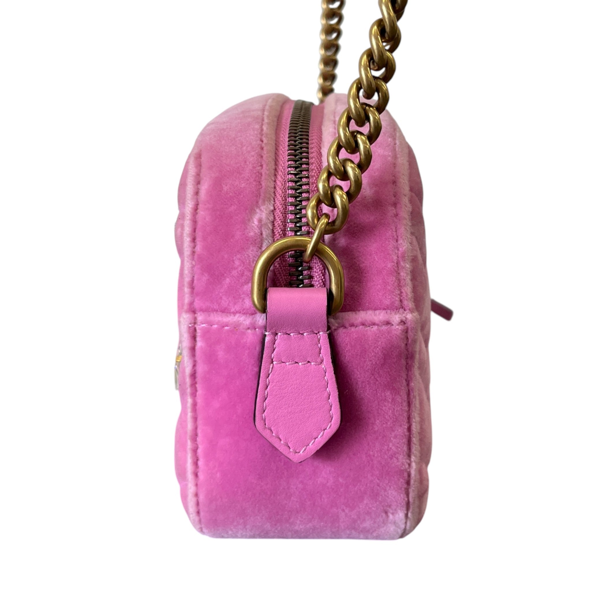 Women's Gg Marmont Crystal Bag Pink