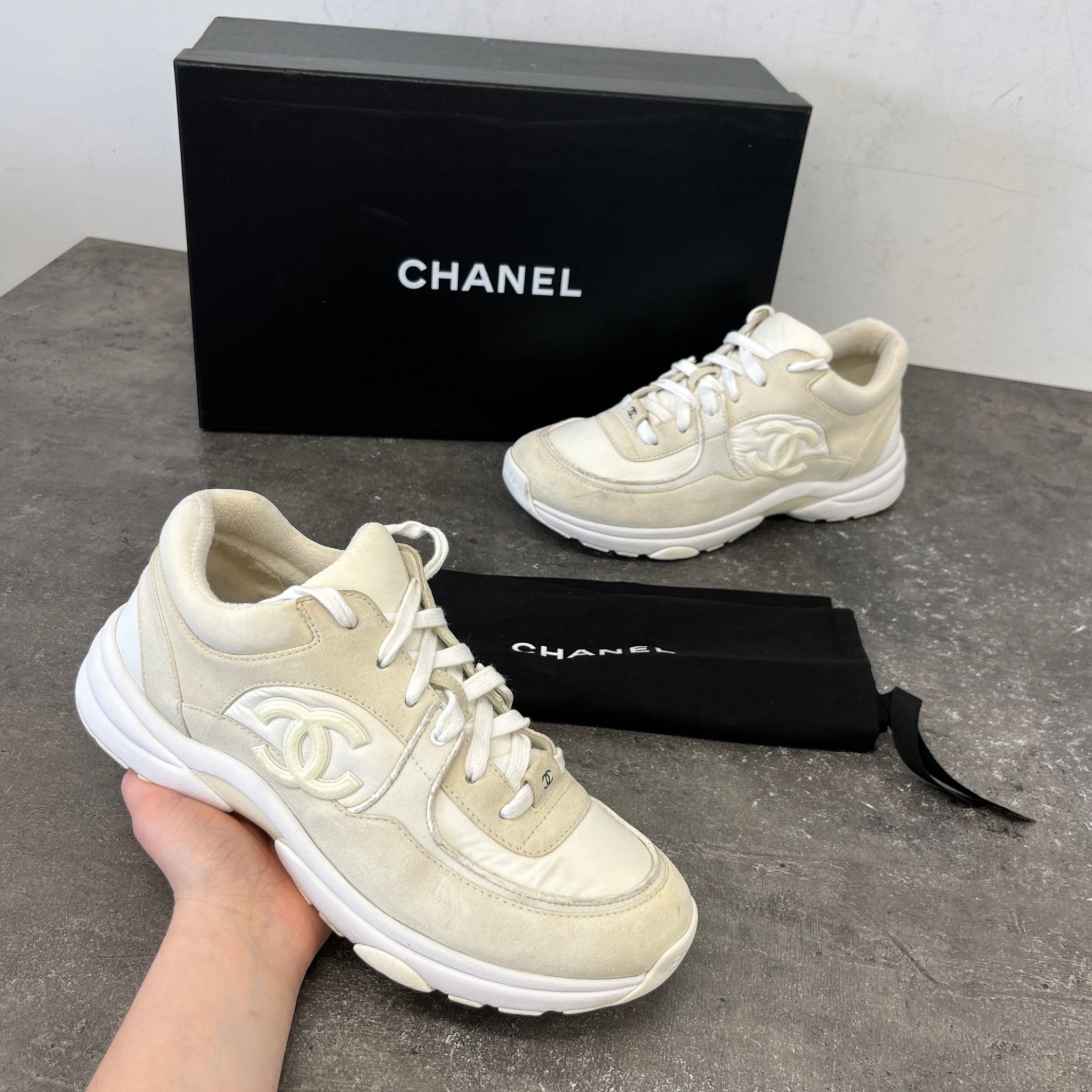 Men's Cc Runner Low Trainers White Size EU 42 / UK 8