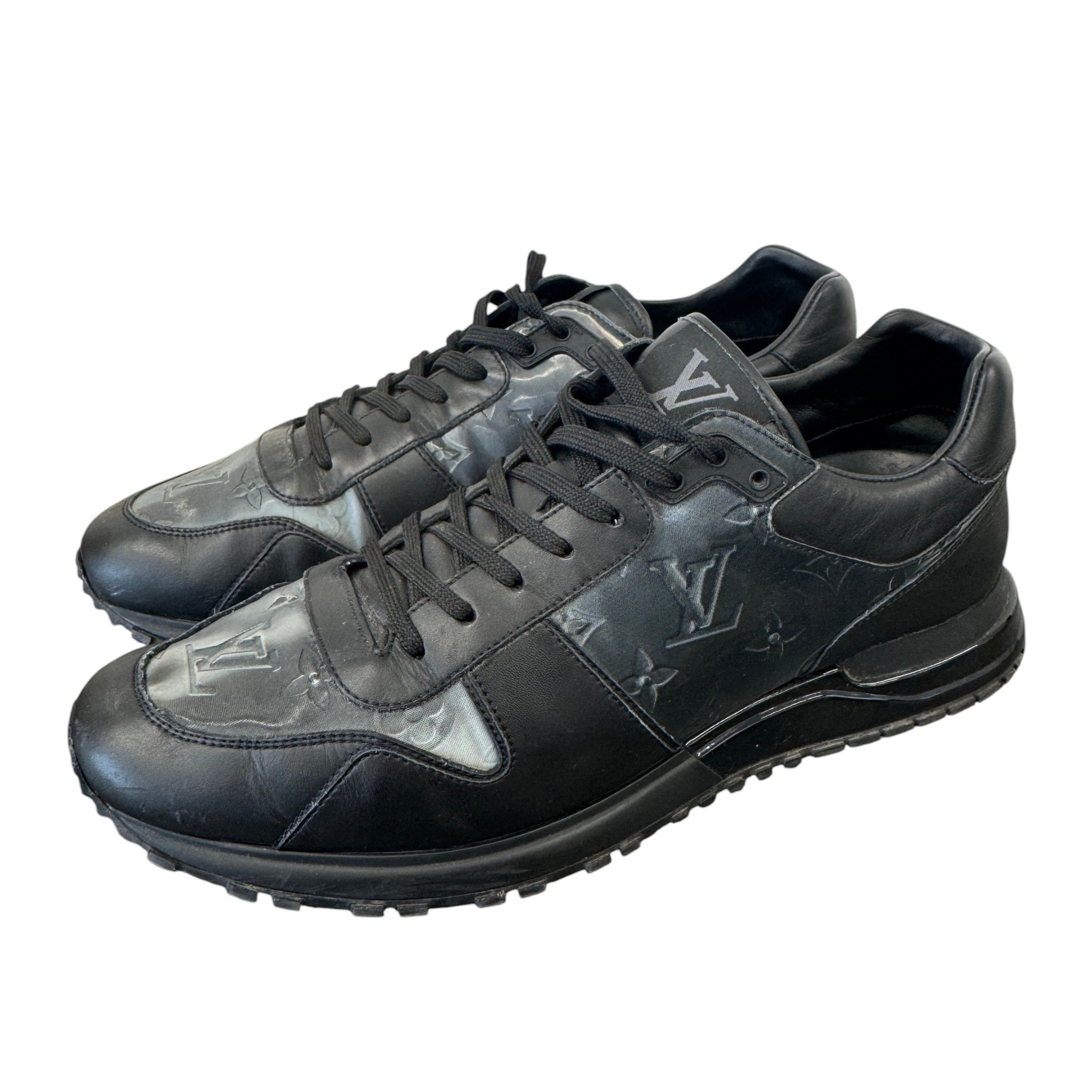 Men's Monogram Run Away Low Trainers Black Size EU 43 / UK 9