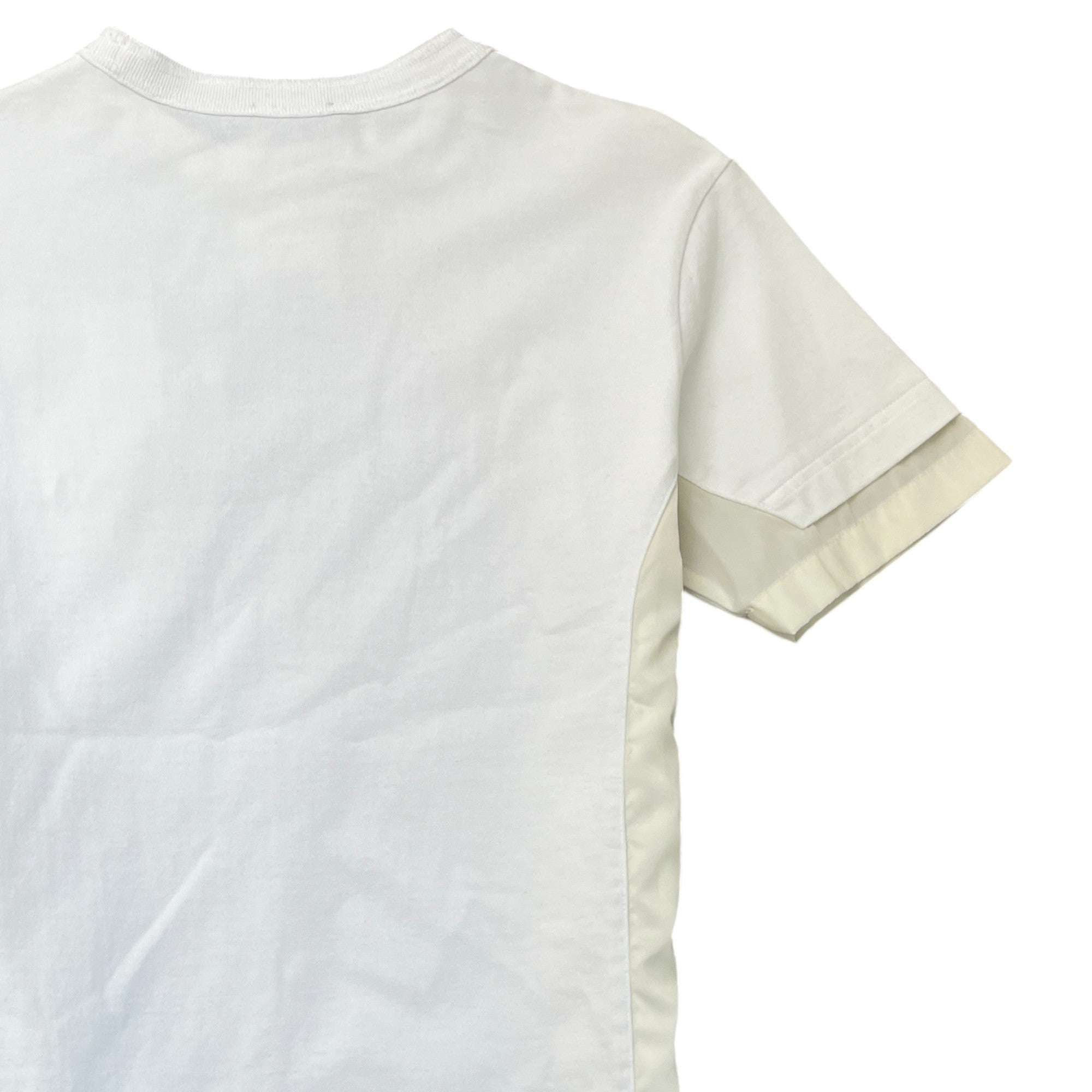 Men's Embroidered Logo T-Shirt White Size XS