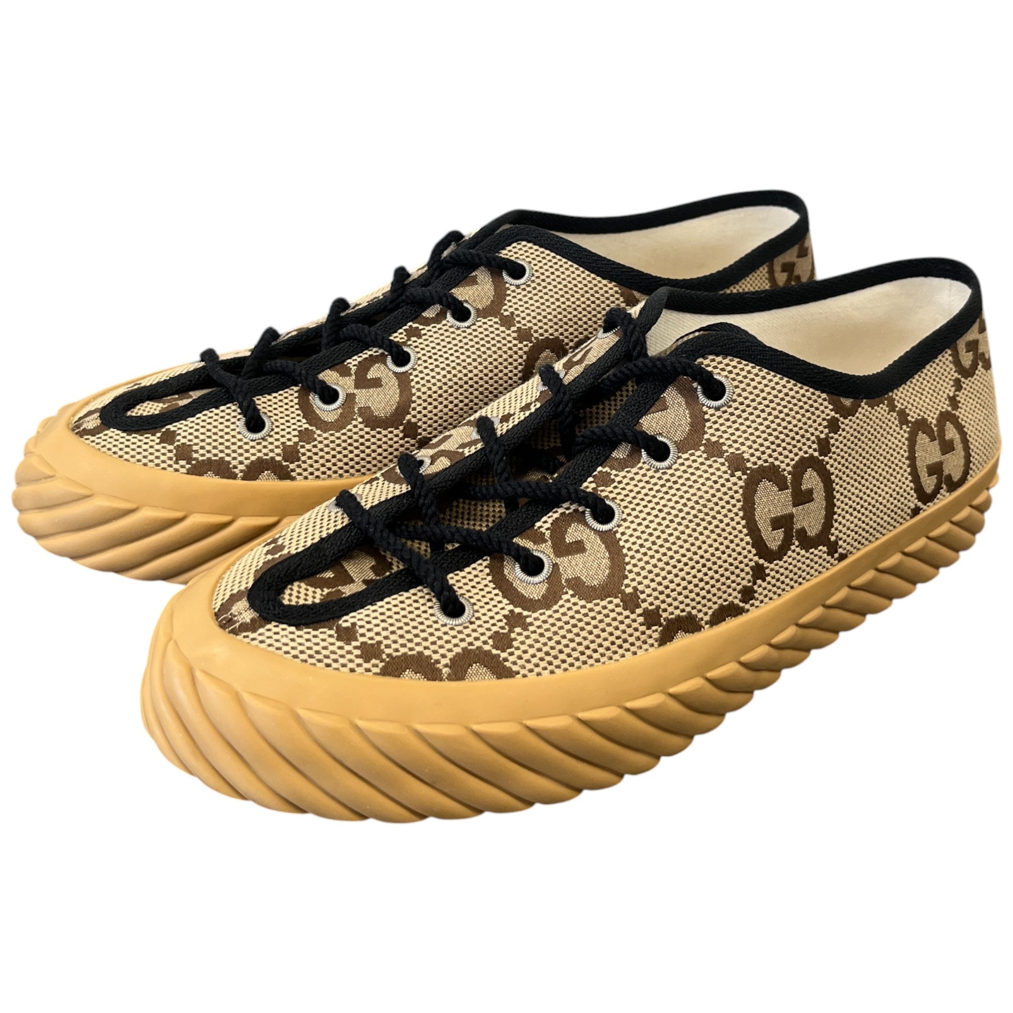 Men's Gg Supreme Low Trainers Brown Size EU 42 / UK 8