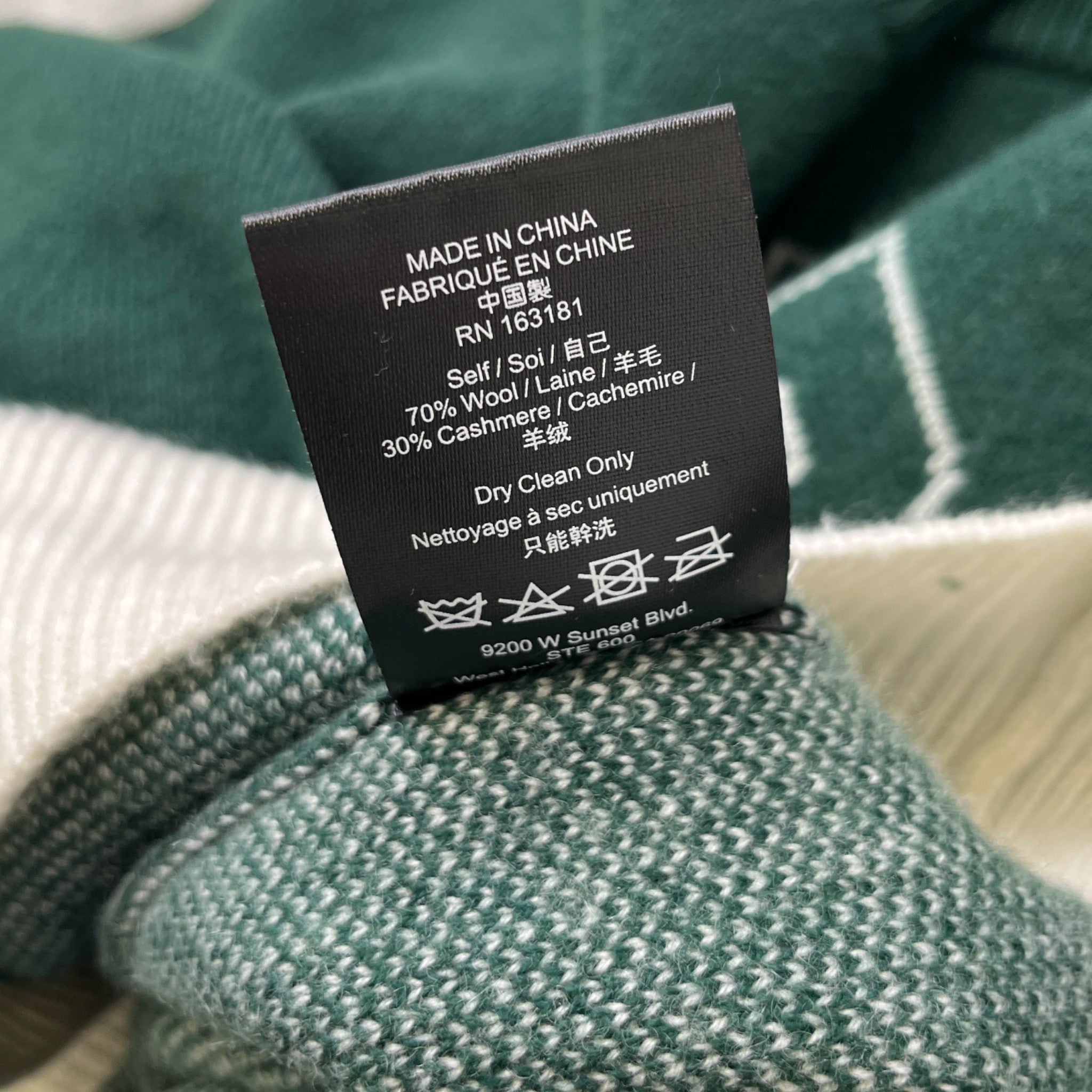 Men's Chateau Boys Jumper Green Size M