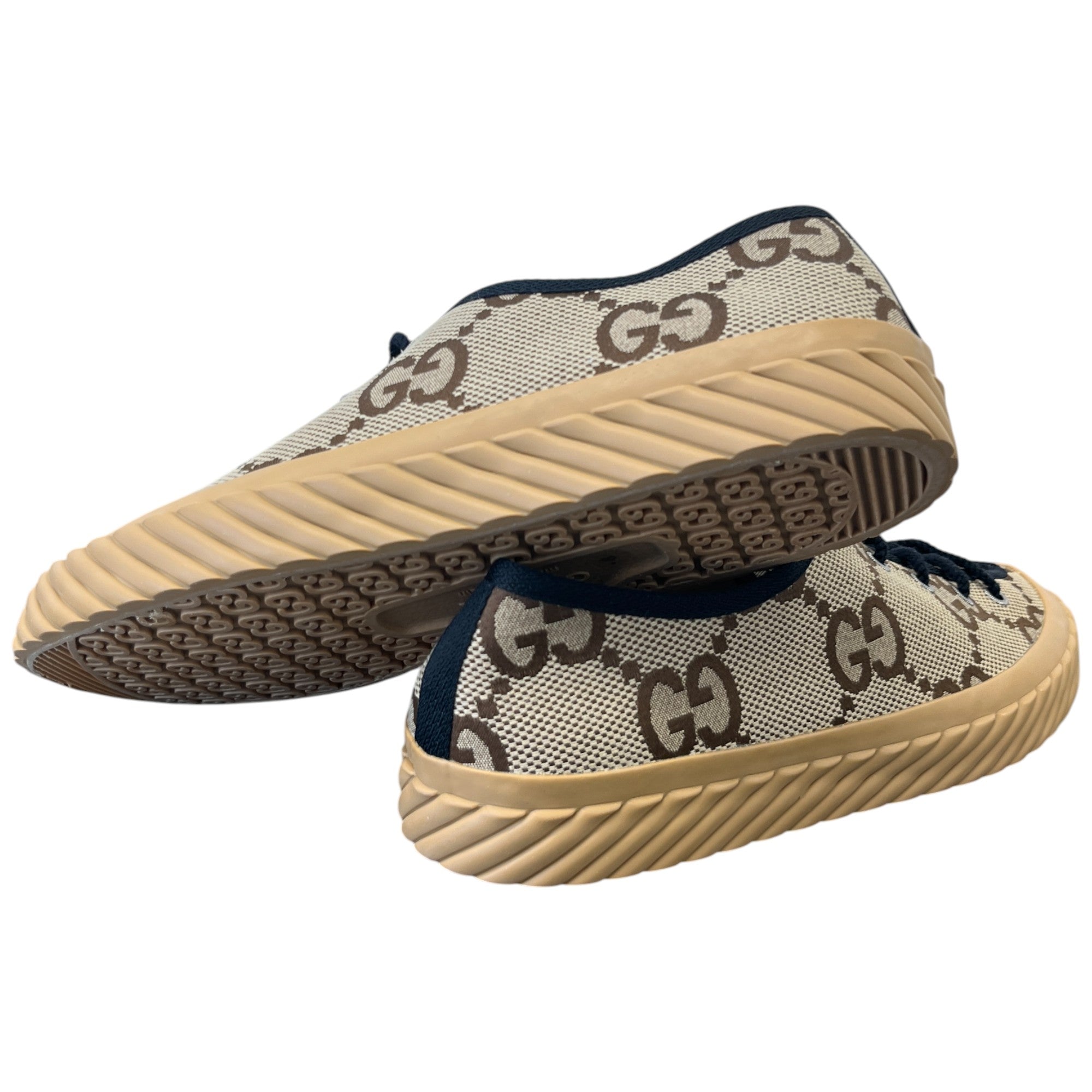 Men's Gg Supreme Low Trainers Brown Size EU 42 / UK 8