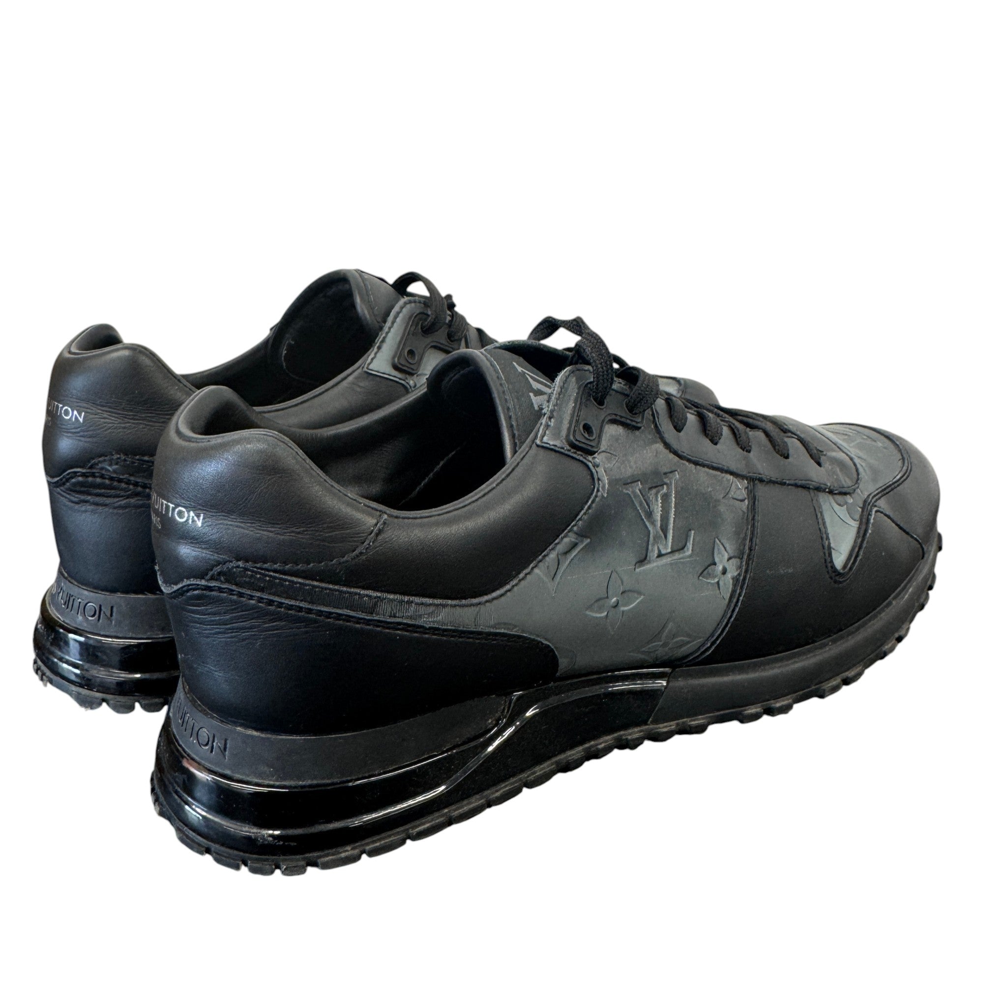 Men's Monogram Run Away Low Trainers Black Size EU 43 / UK 9