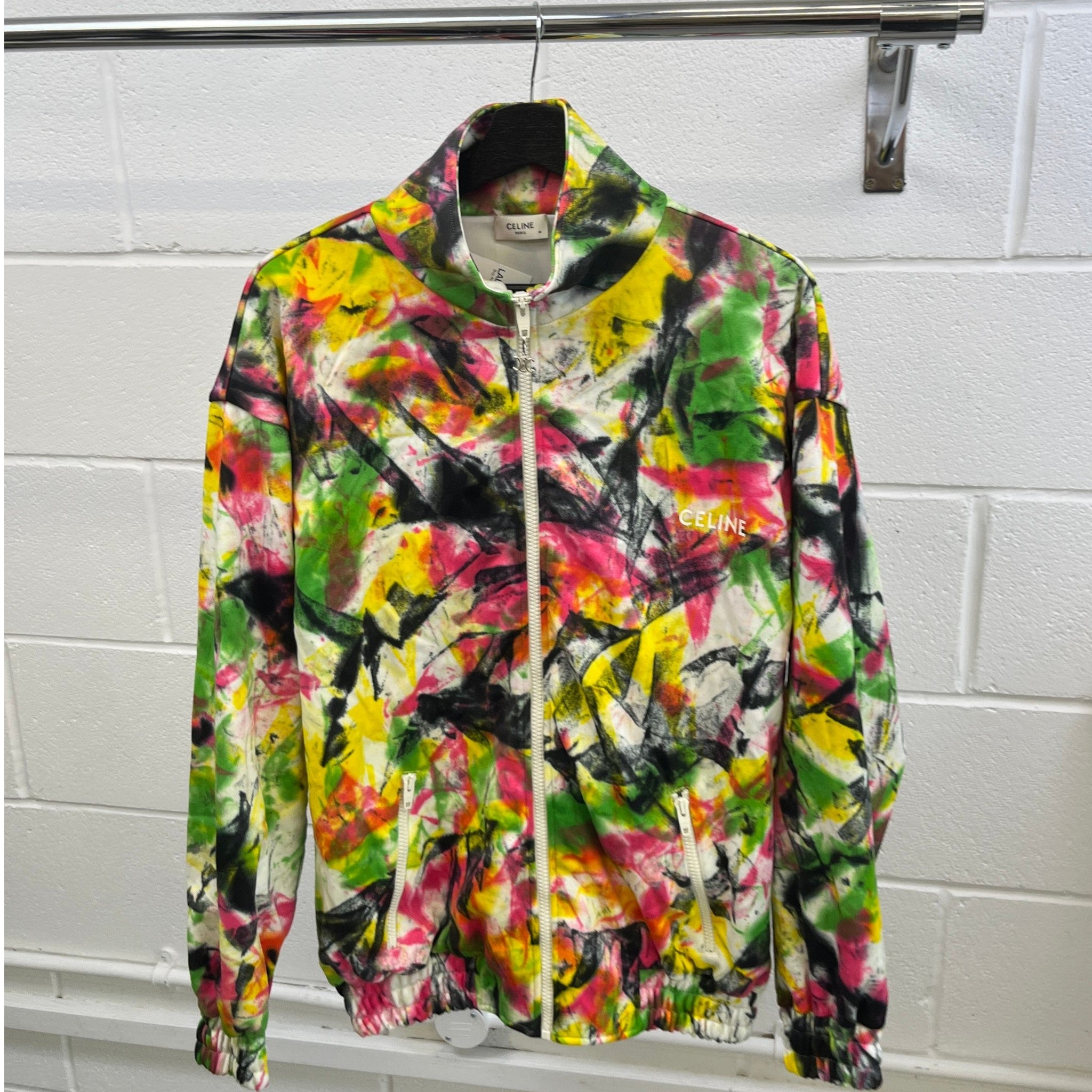 Men's 22Ss Tie Dye Track Jacket Multi-Coloured Size XS