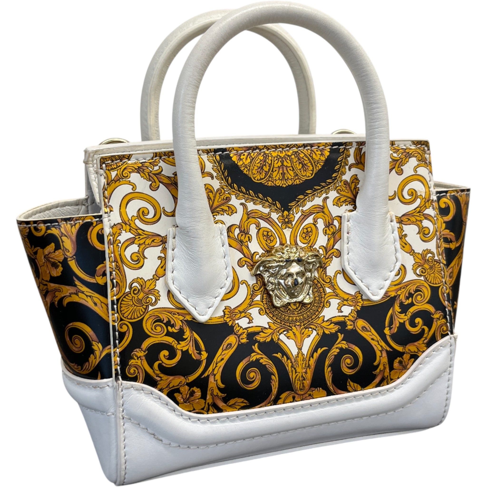 Women's Palazzo Empire Medusa Small Bag White