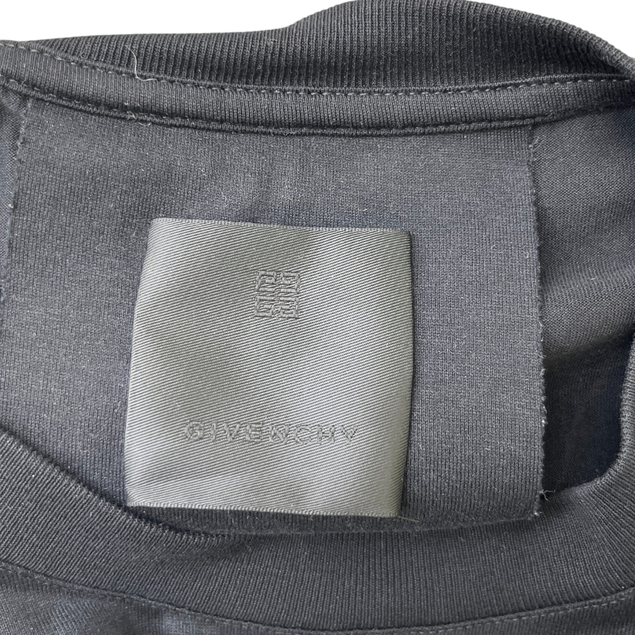 Men's Embossed Logo T-Shirt Black Size M