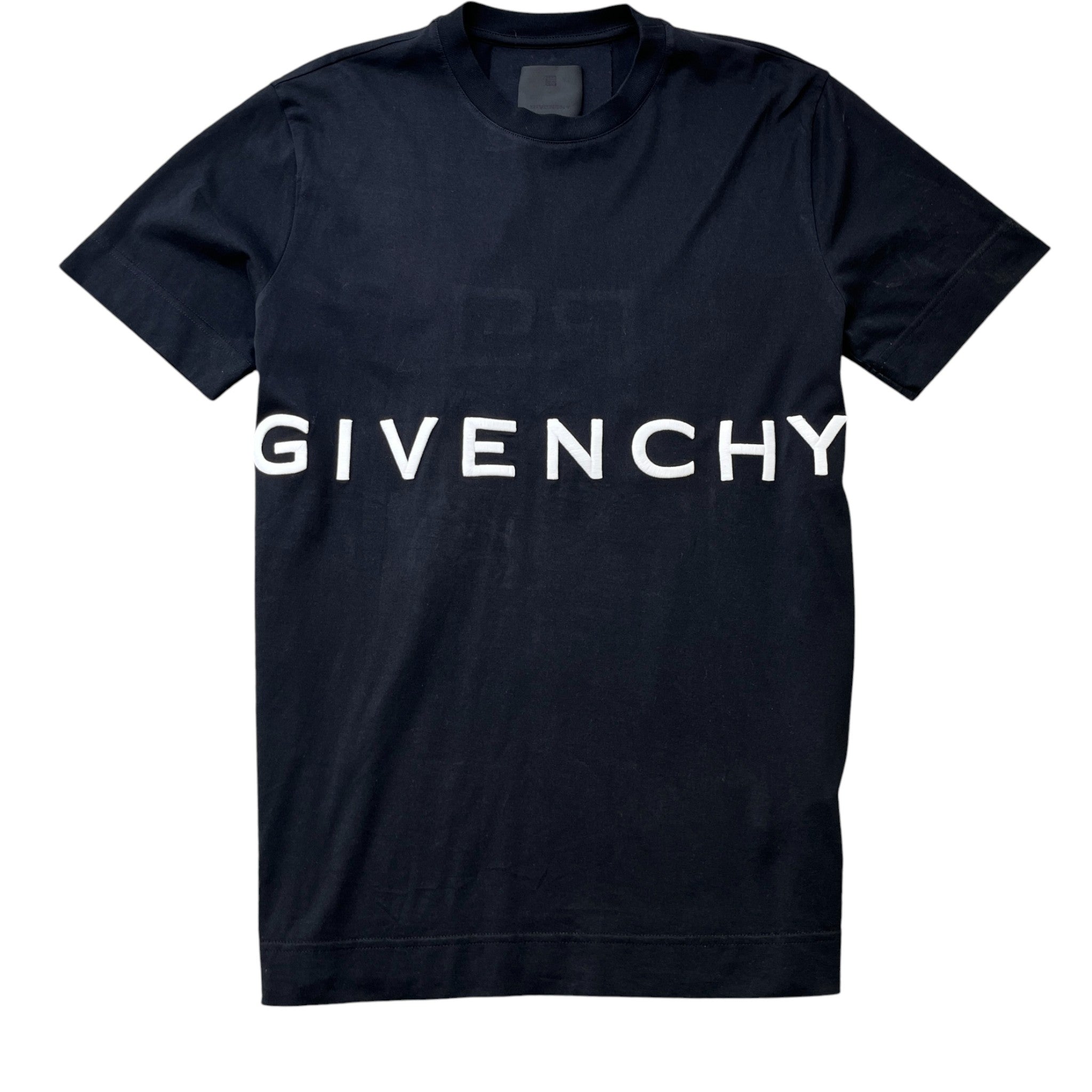 Men's Embossed Logo T-Shirt Black Size M