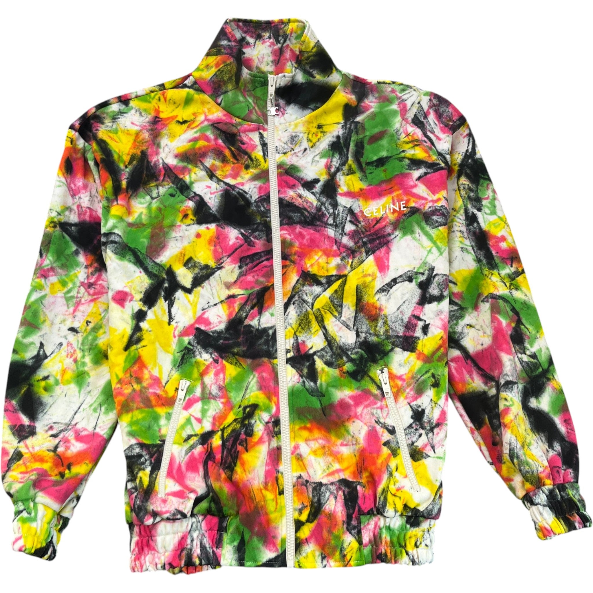 Men's 22Ss Tie Dye Track Jacket Multi-Coloured Size XS