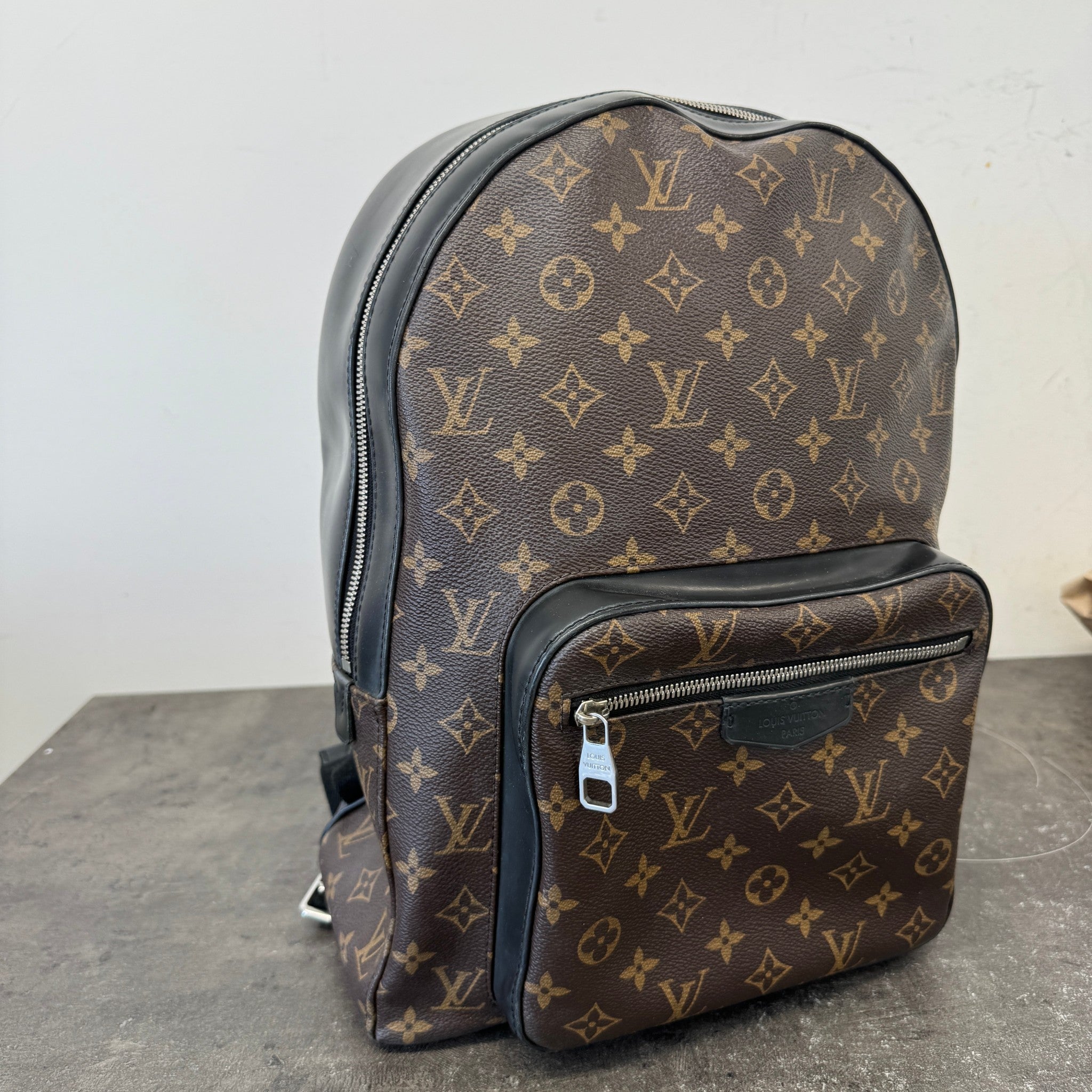 Men's Monogram Macassar Josh Backpack Brown
