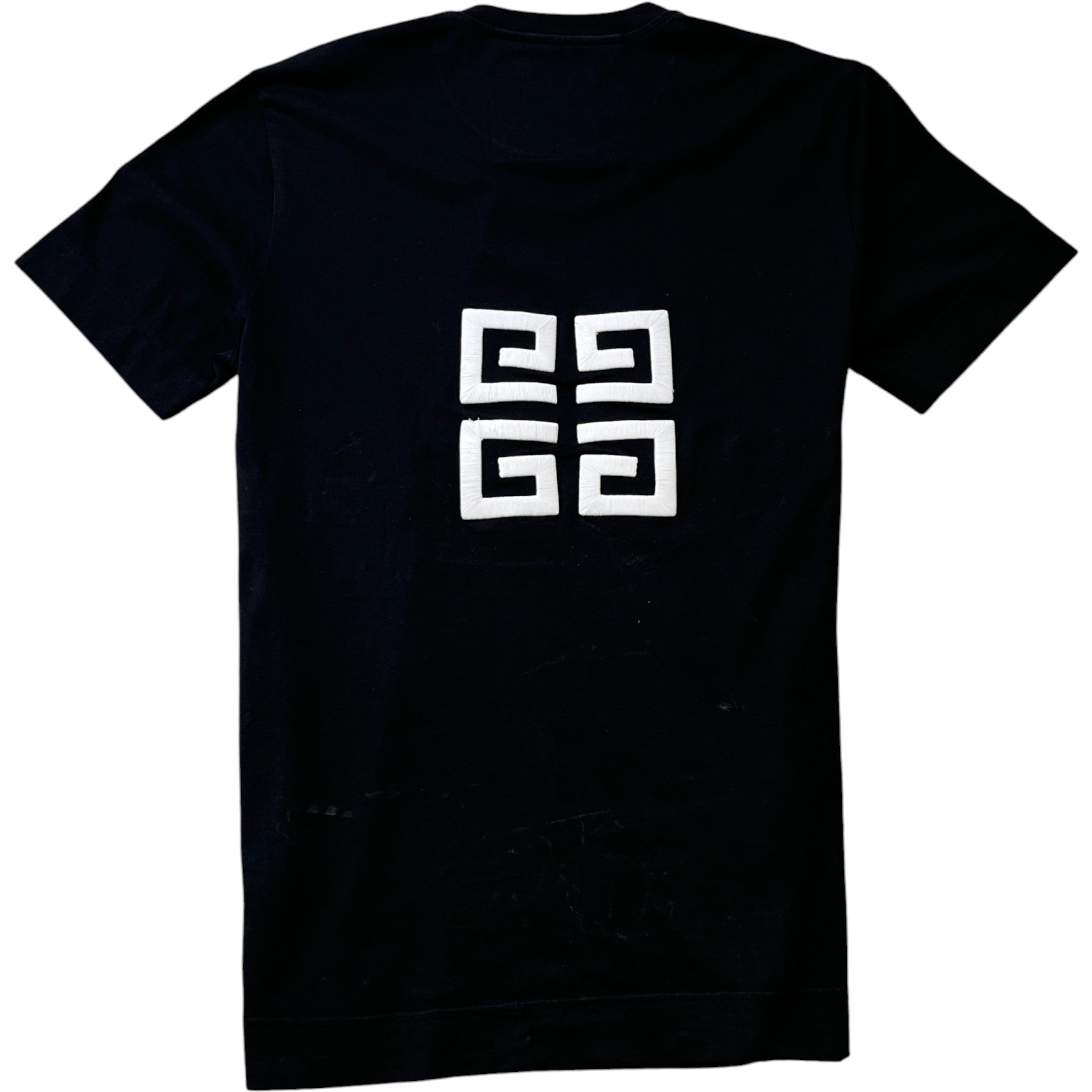 Men's Embossed Logo T-Shirt Black Size M