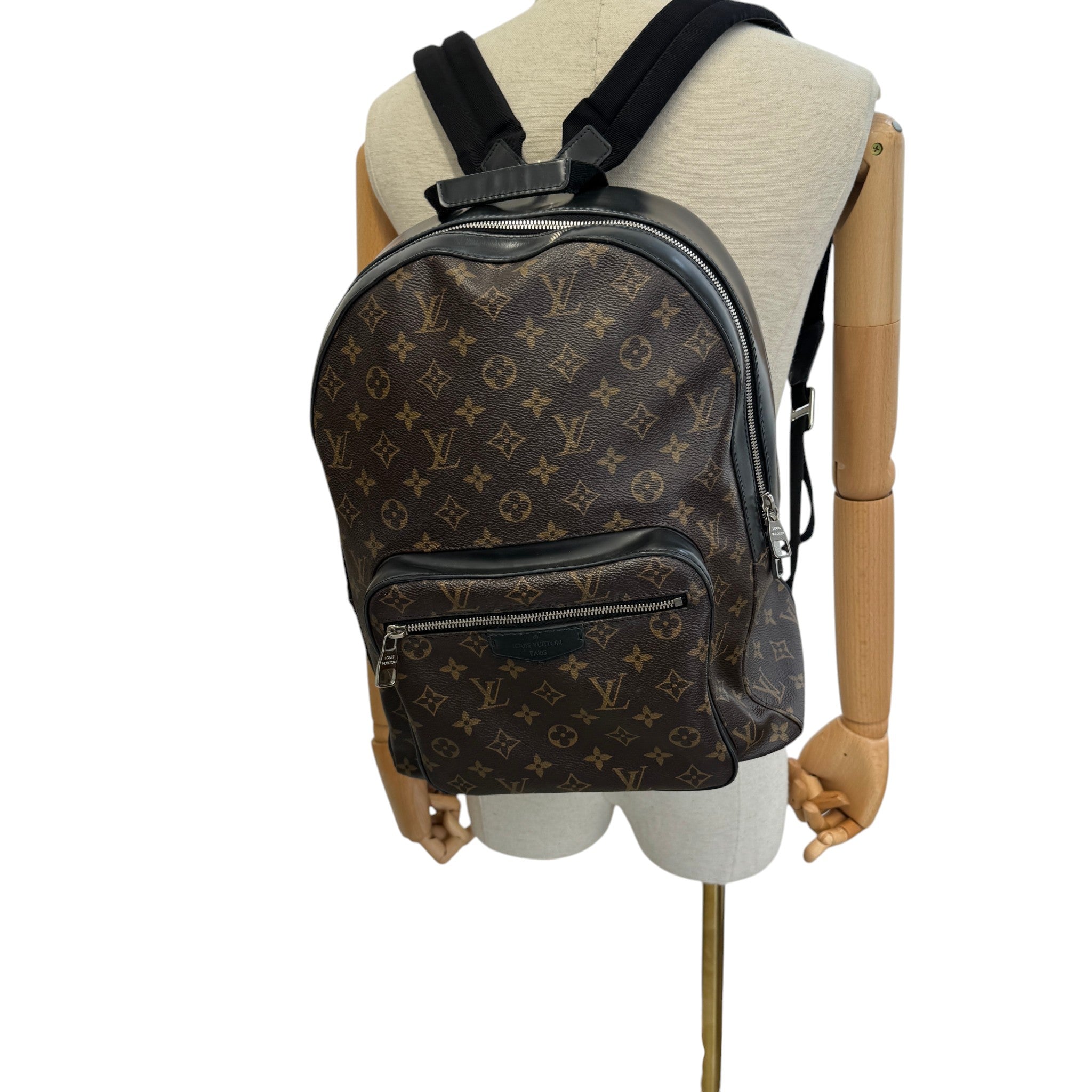 Men's Monogram Macassar Josh Backpack Brown