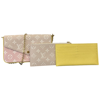 Women's Spring In The City Monogram Empreinte Félicie Pochette Bag Pink