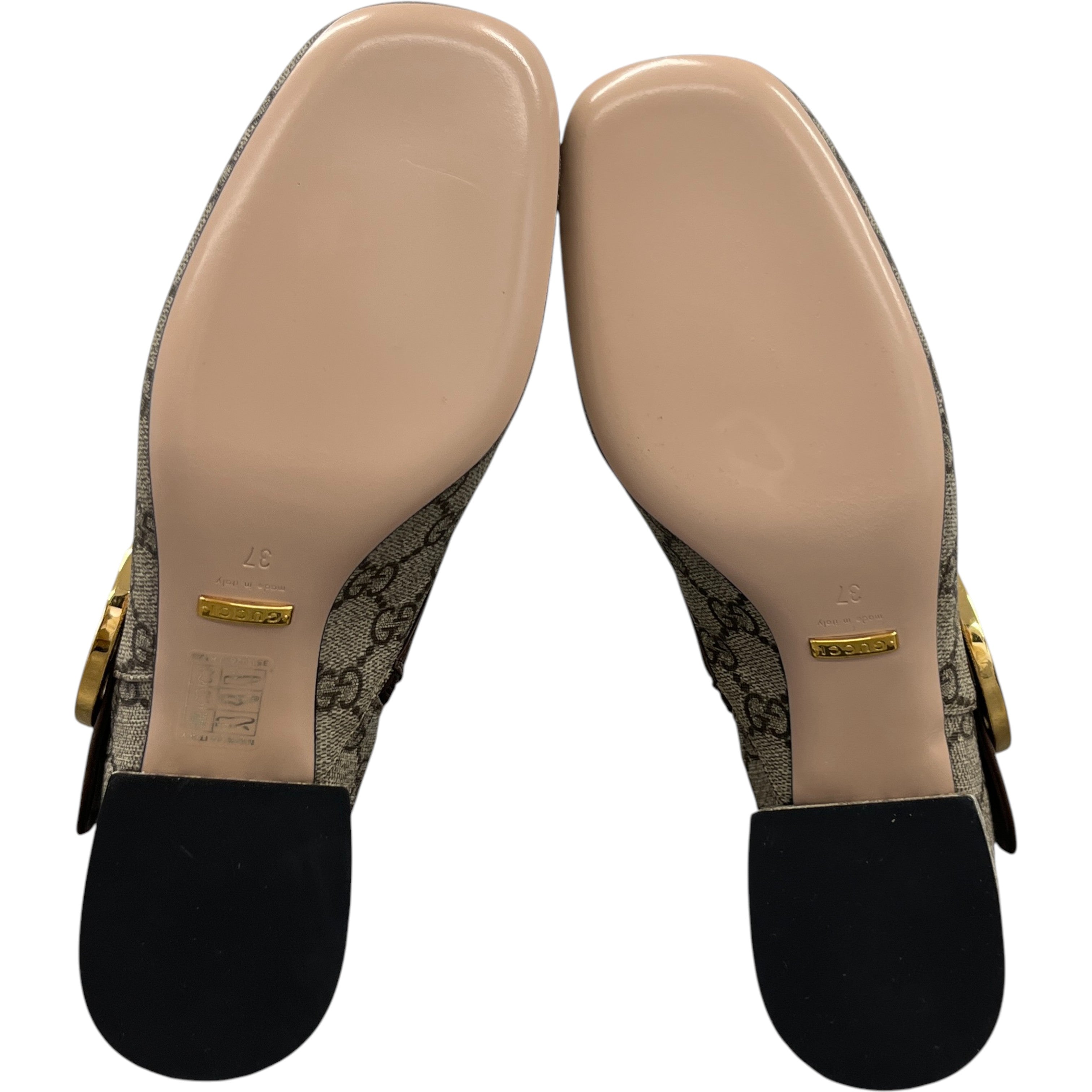 Women's Gg Supreme Ankle Boots Beige Size EU 37 / UK 4