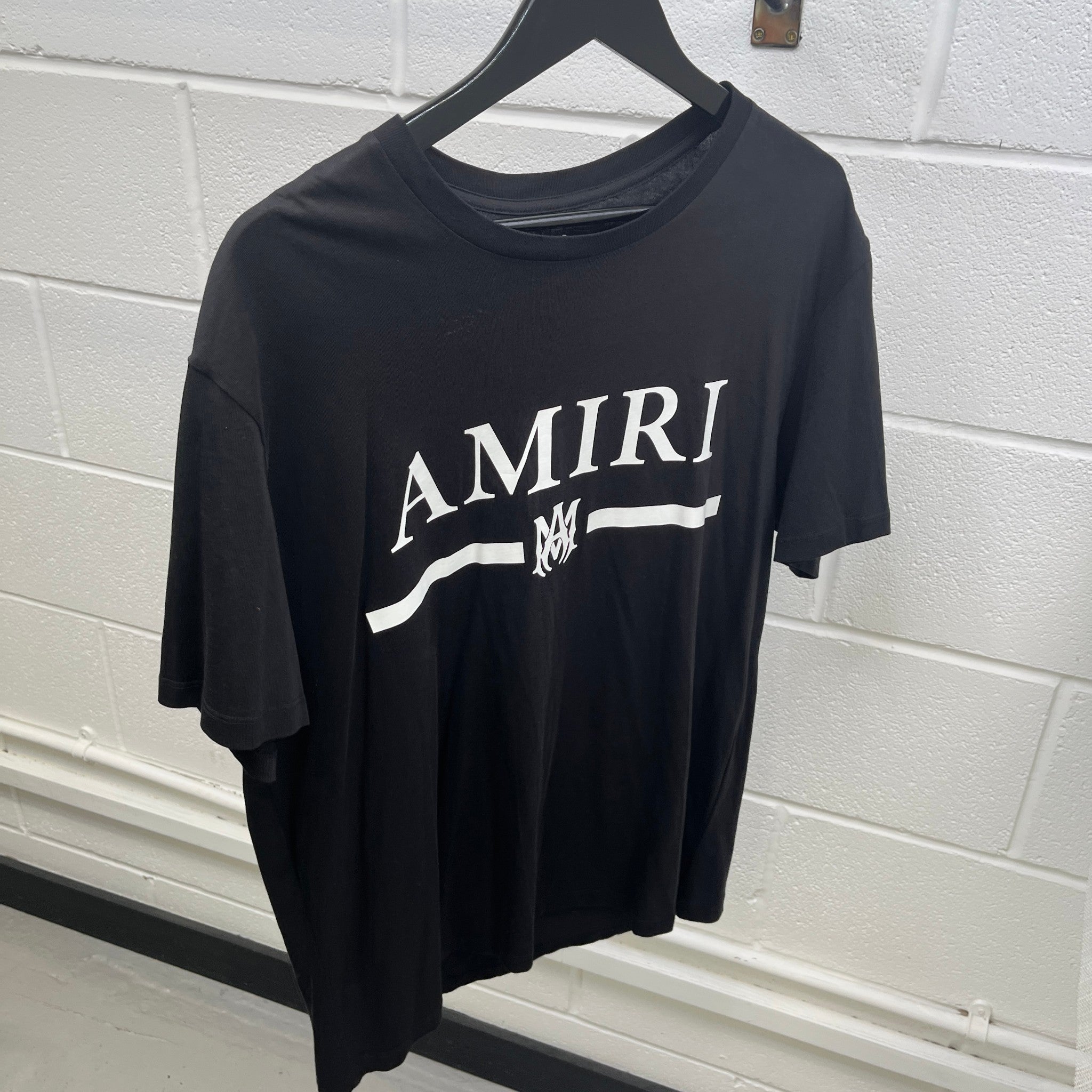 Men's Logo Print T-Shirt Black Size L