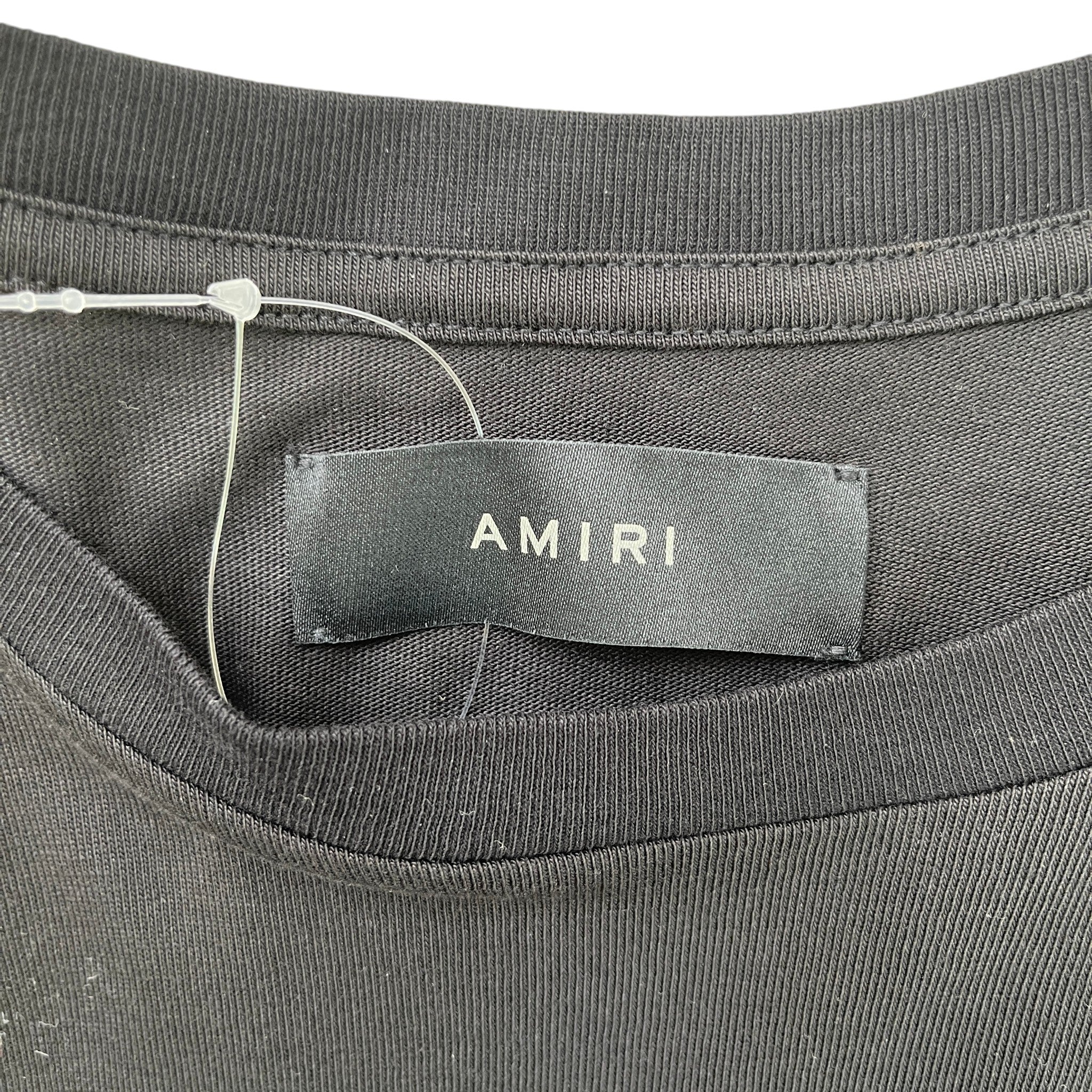 Men's Logo Print T-Shirt Black Size L