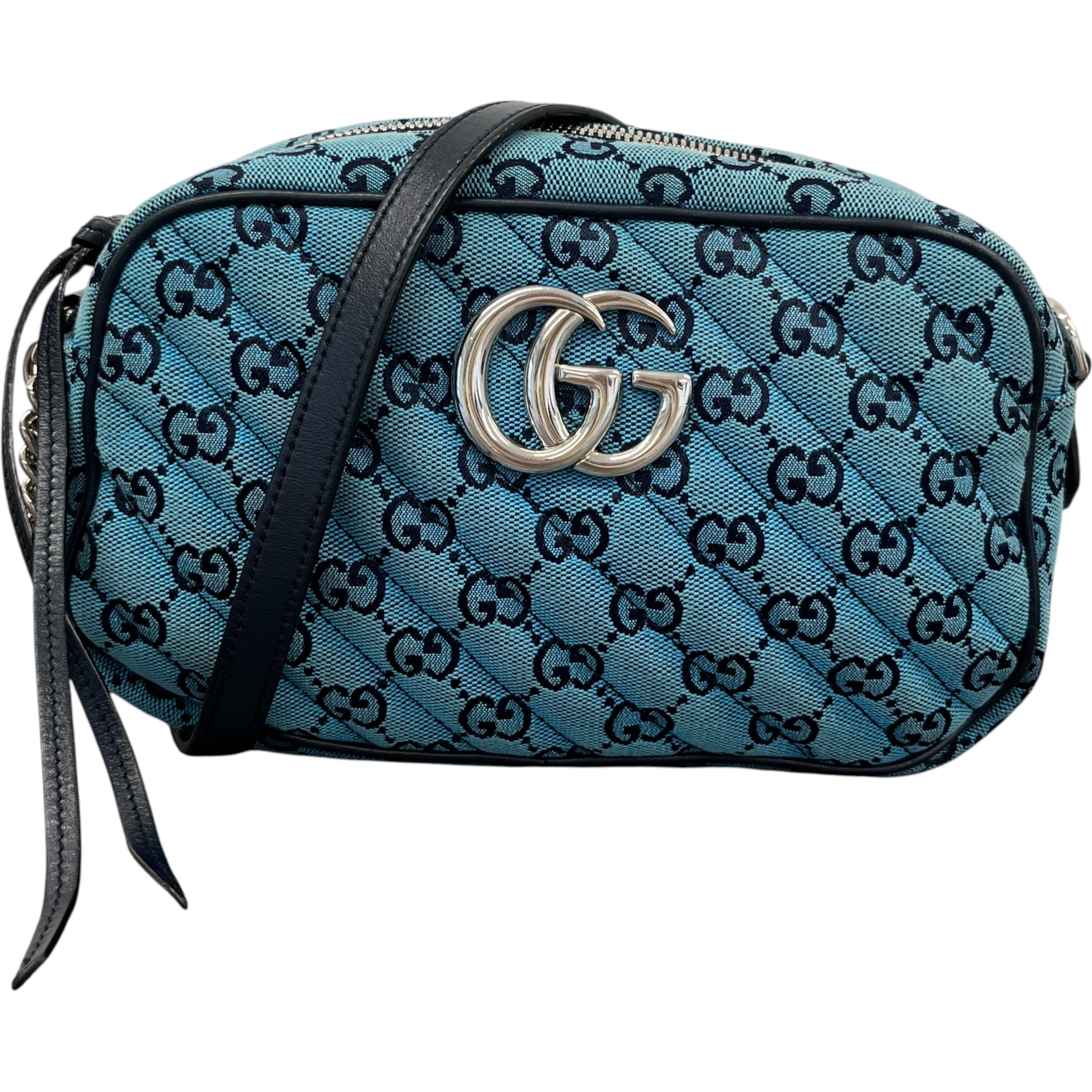 Women's Gg Marmont Camera Bag Blue