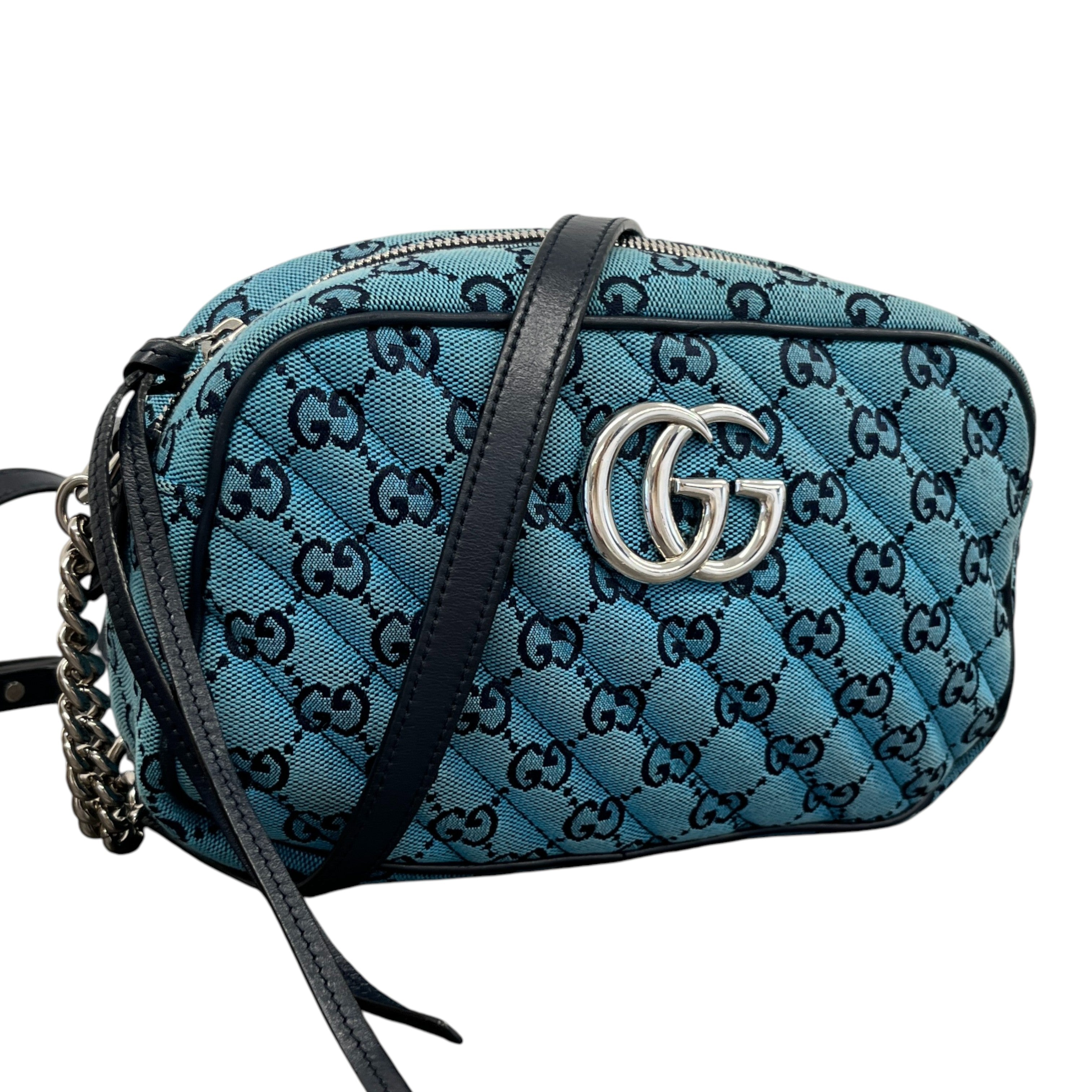 Women's Gg Marmont Camera Bag Blue