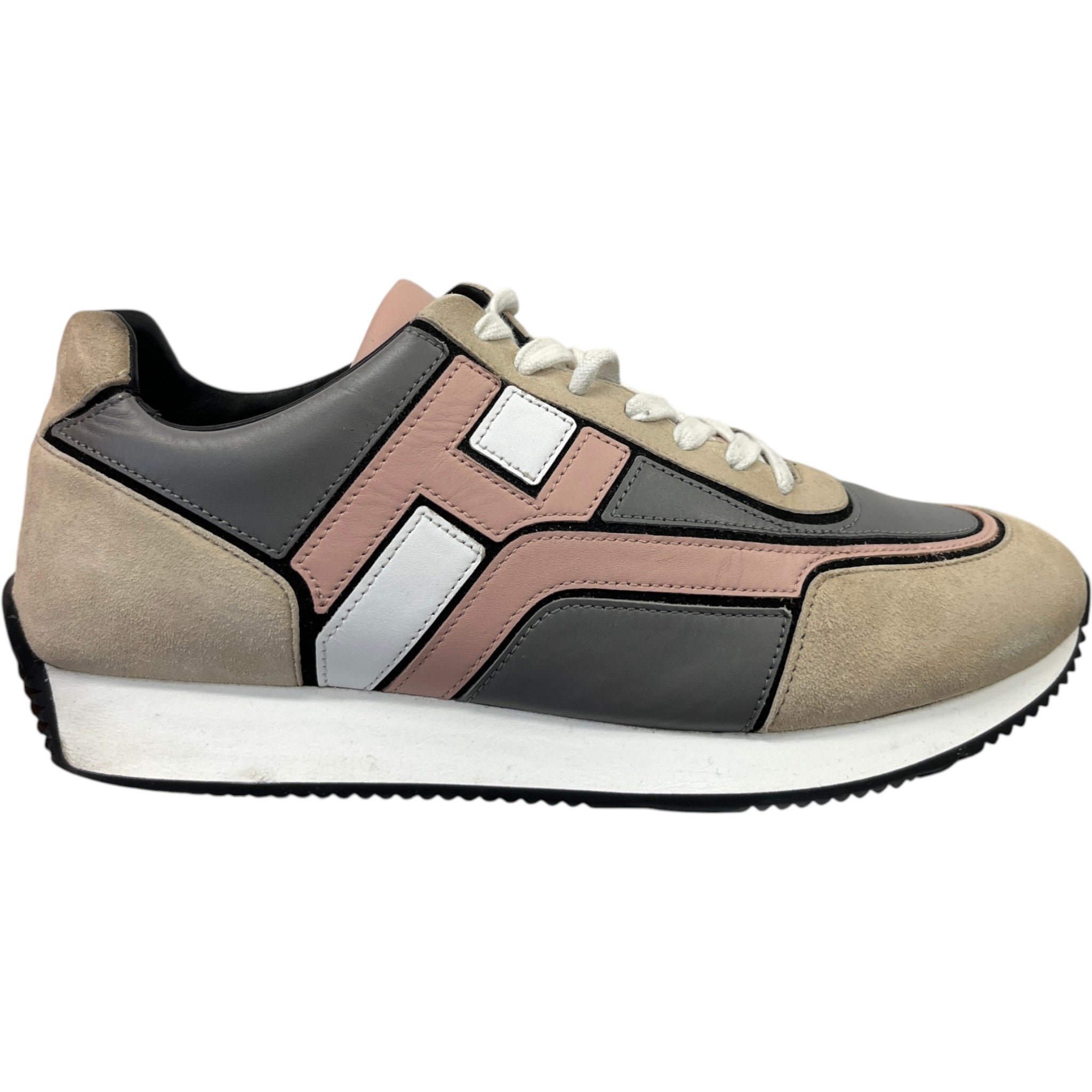 Men's Hogan Low Trainers Beige Size EU 41 / UK 7