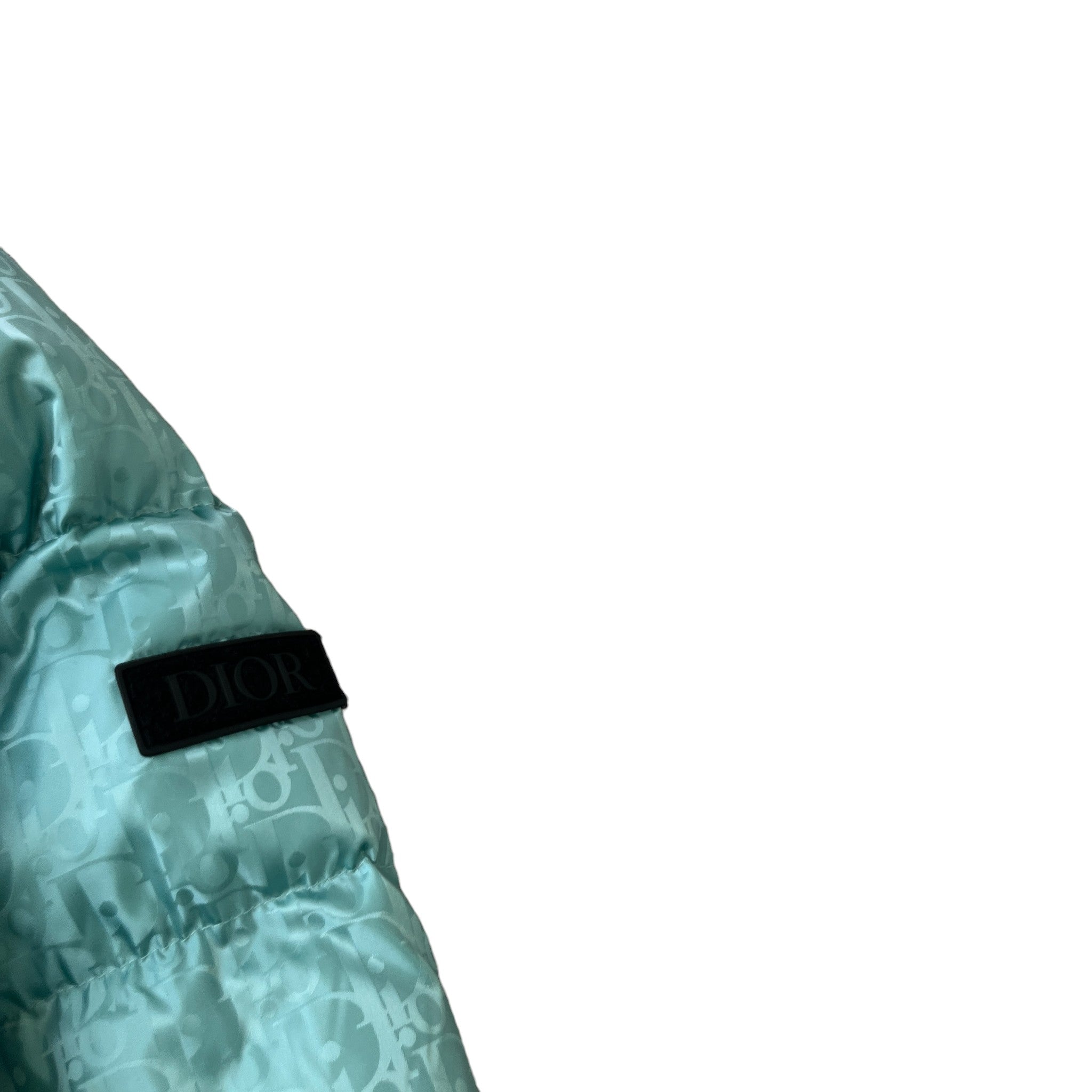 Men's Oblique Technical Down Jacket Green Size IT 50 / L