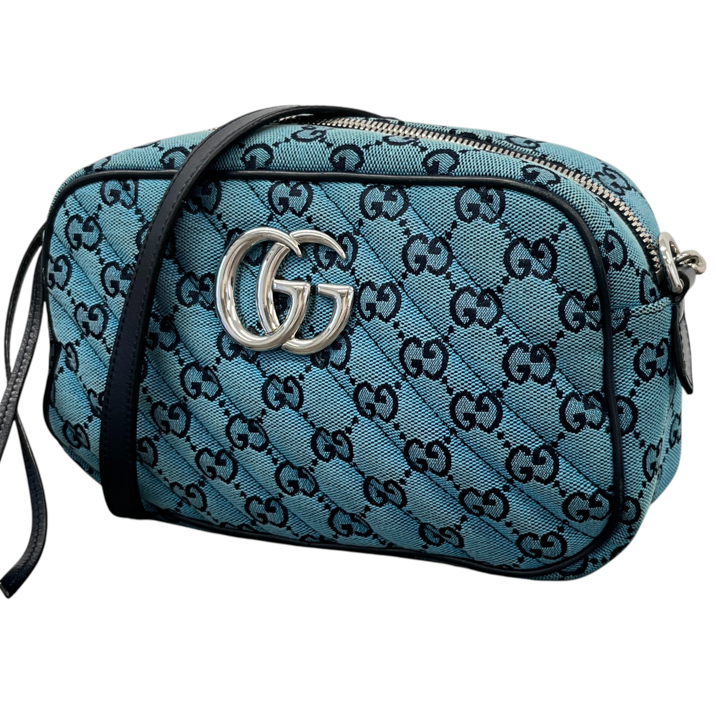 Women's Gg Marmont Camera Bag Blue