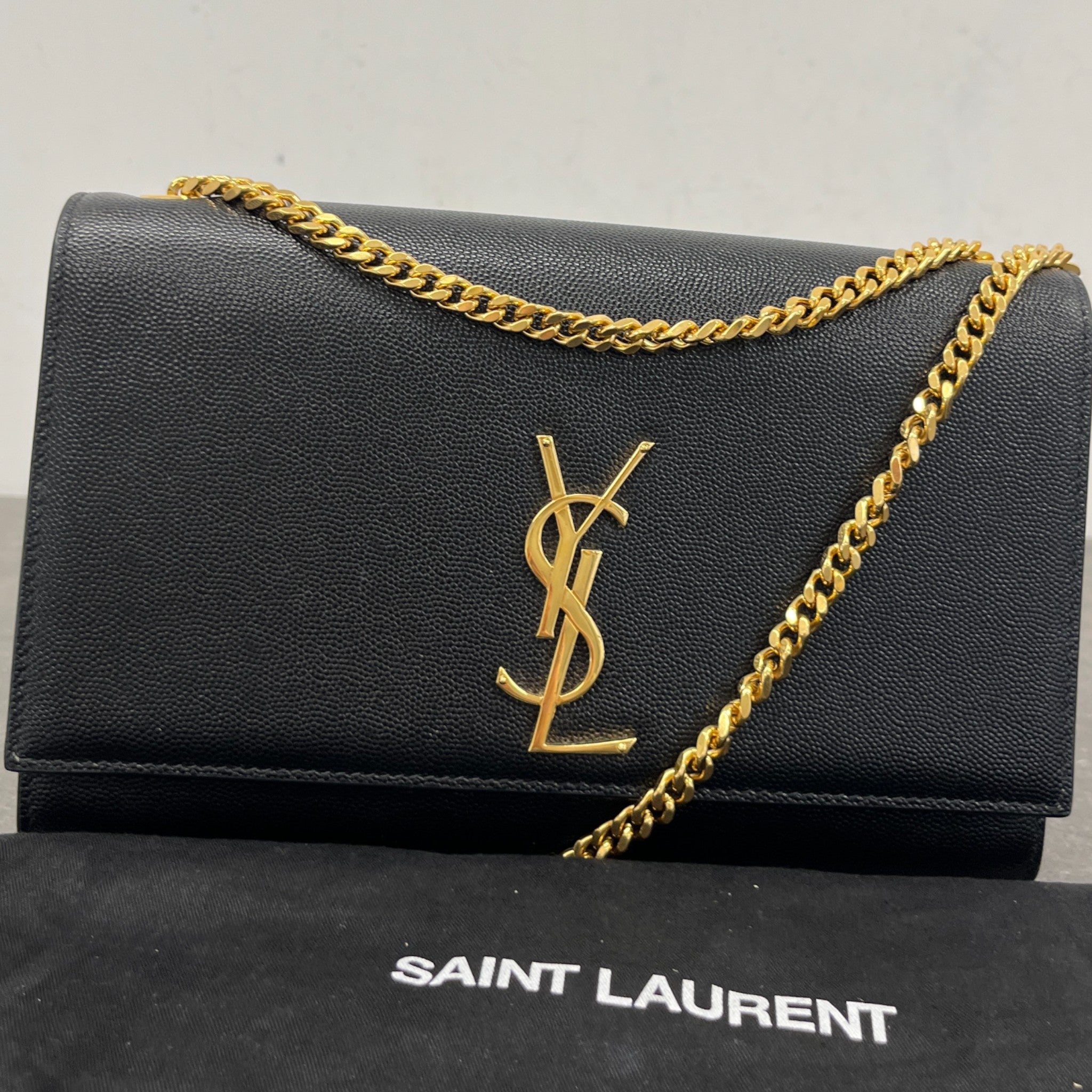 Women's Medium Kate Chain Bag Black