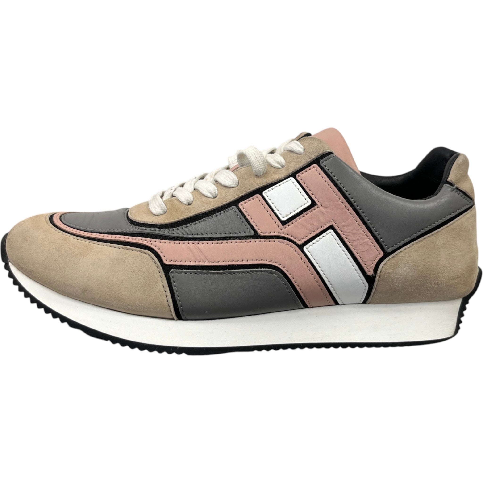 Men's Hogan Low Trainers Beige Size EU 41 / UK 7