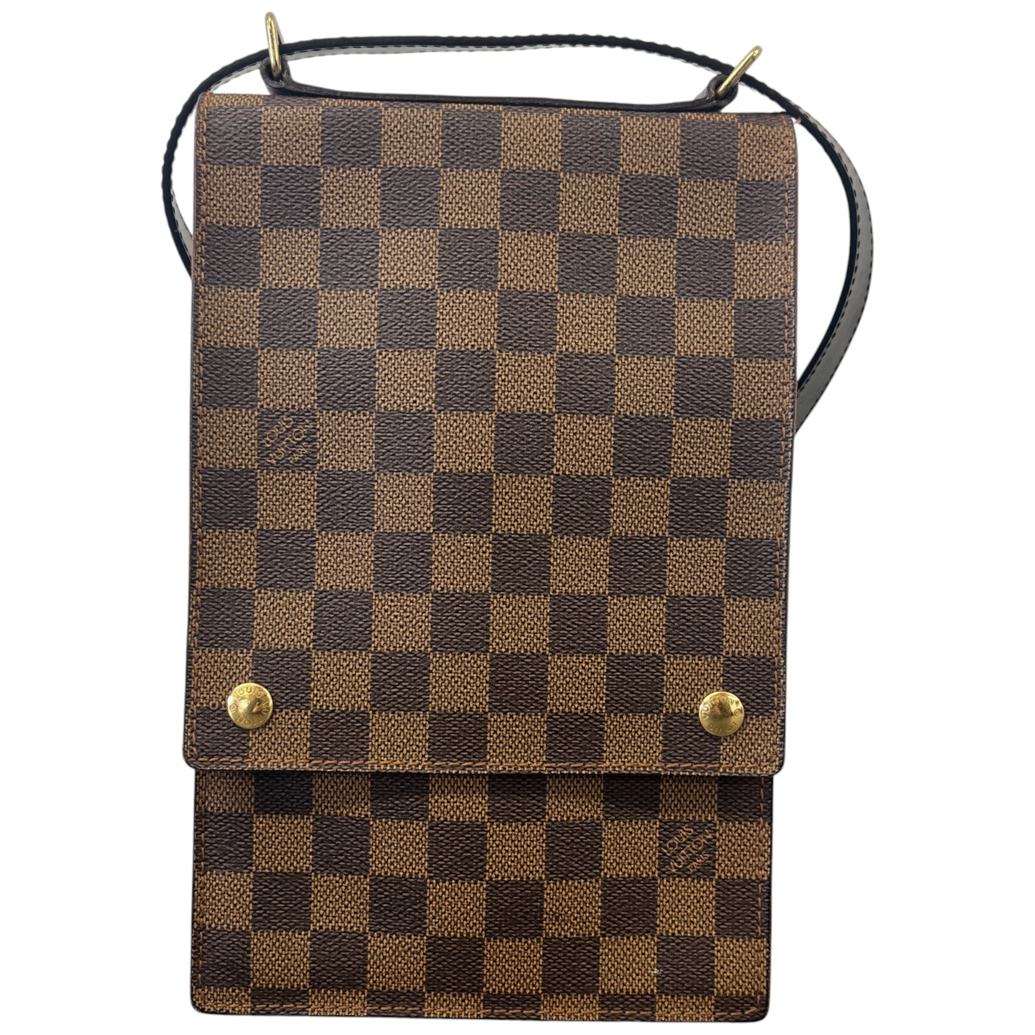 Women's Damier Ebene Portobello Bag Brown