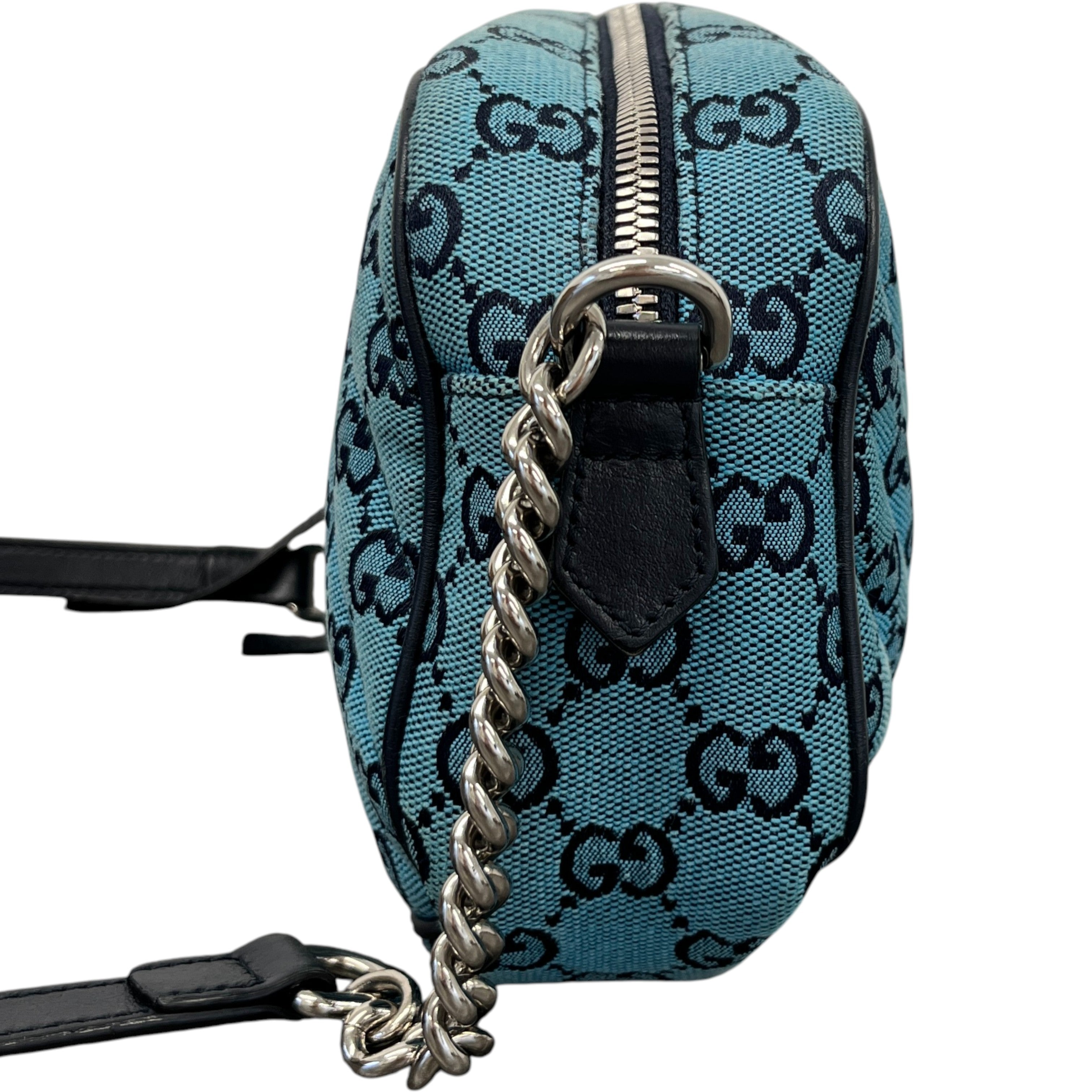 Women's Gg Marmont Camera Bag Blue