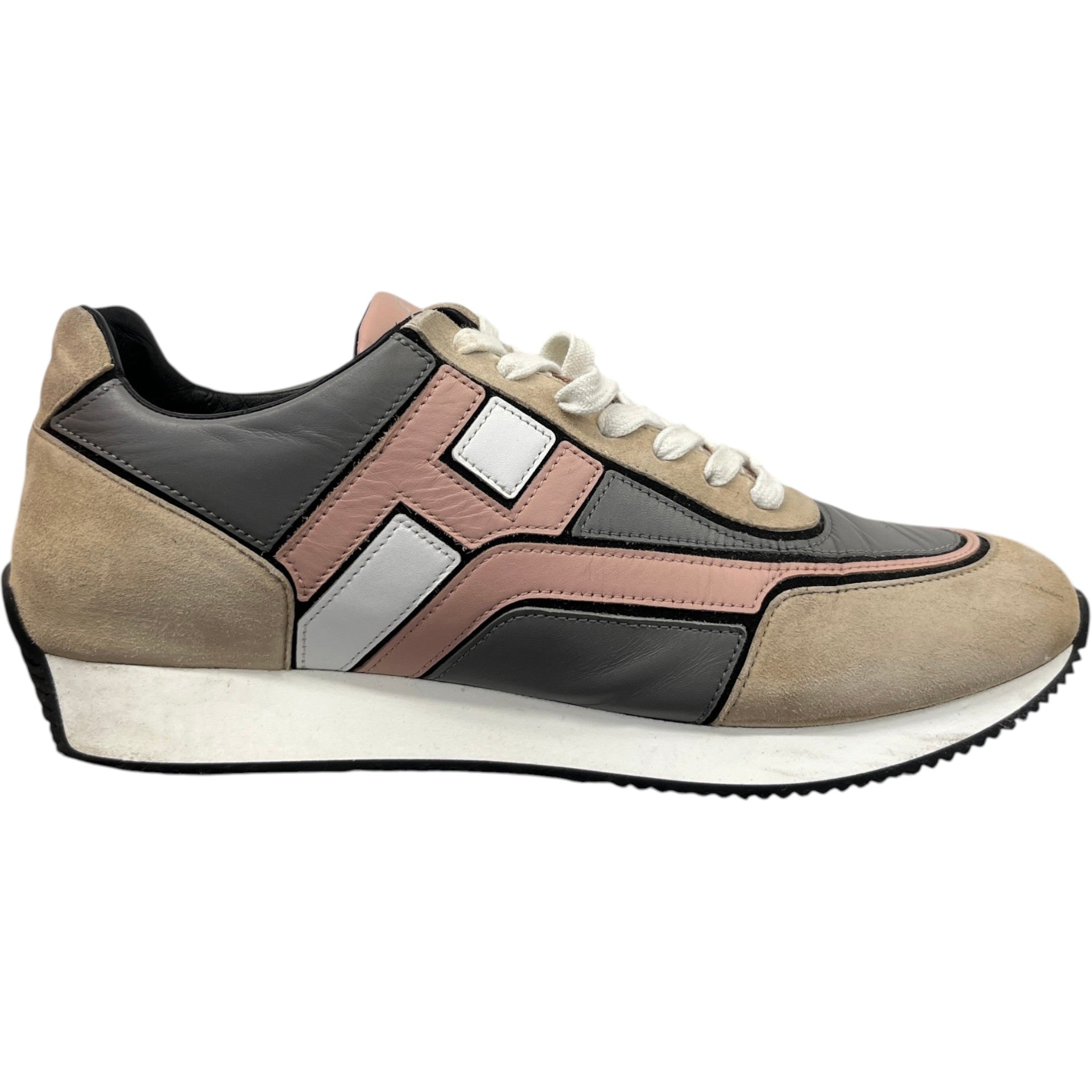 Men's Hogan Low Trainers Beige Size EU 41 / UK 7
