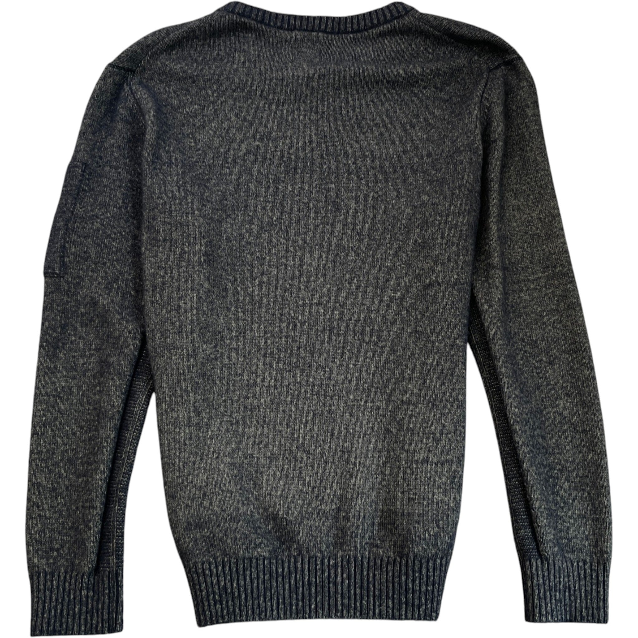 Men's Fleece Knit Signature Lens Jumper Grey Size IT 52 / UK XL
