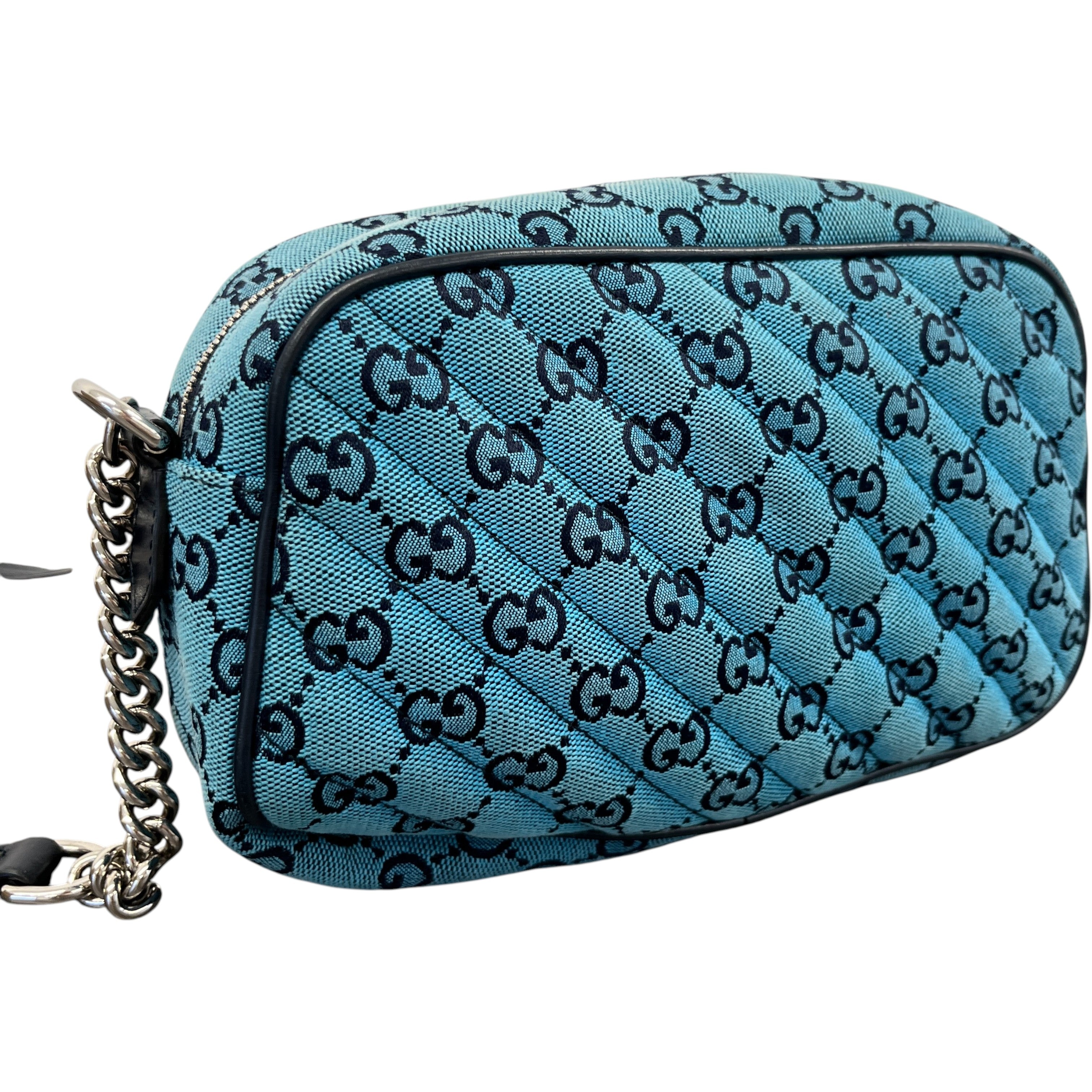 Women's Gg Marmont Camera Bag Blue